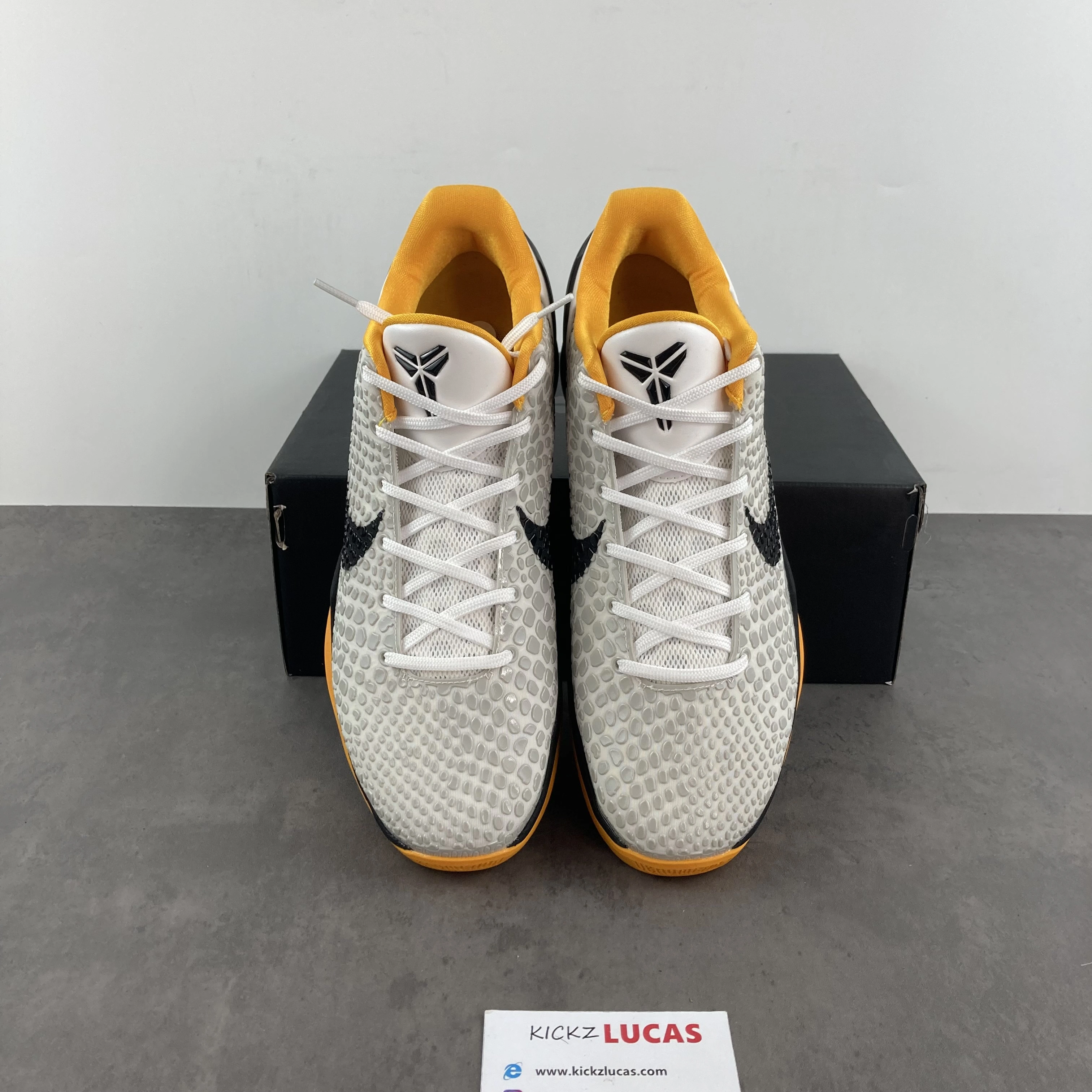 Kobe 6 Protro Playoff Pack White Del Sol CW2190- Original 1132