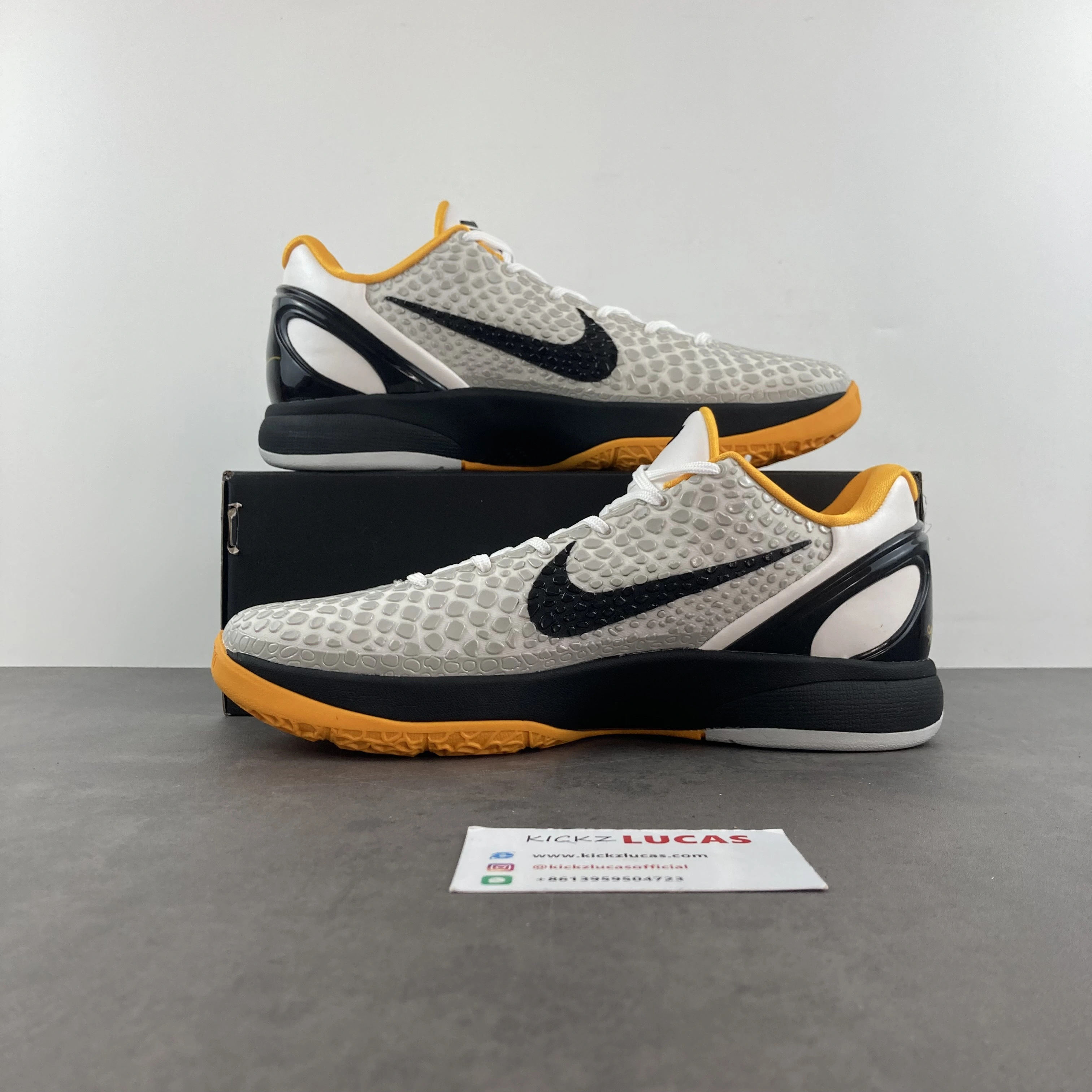 Kobe 6 Protro Playoff Pack White Del Sol CW2190- Original 1132