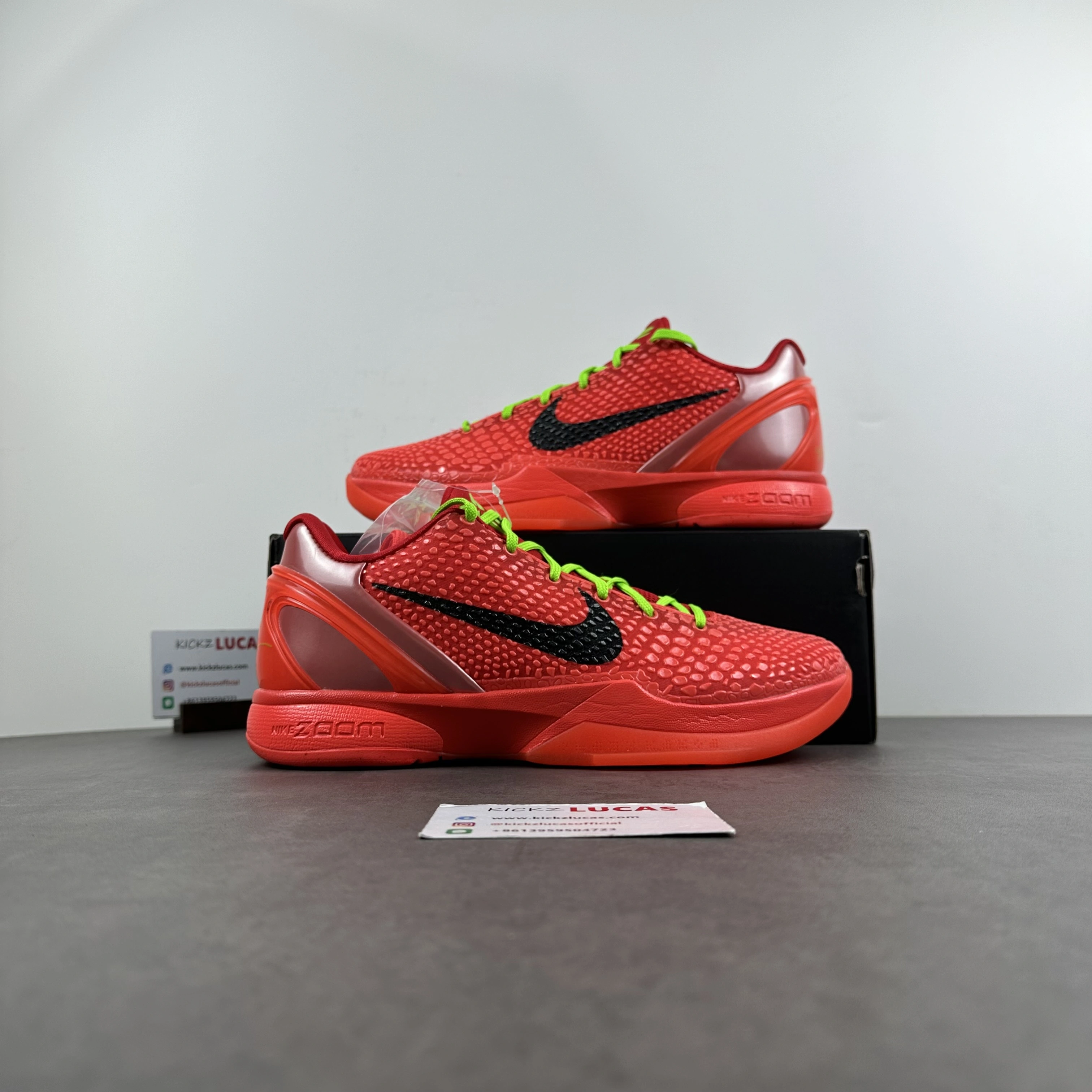 Cozy Kobe 6 Protro Reverse Grinch FV4921- 1092