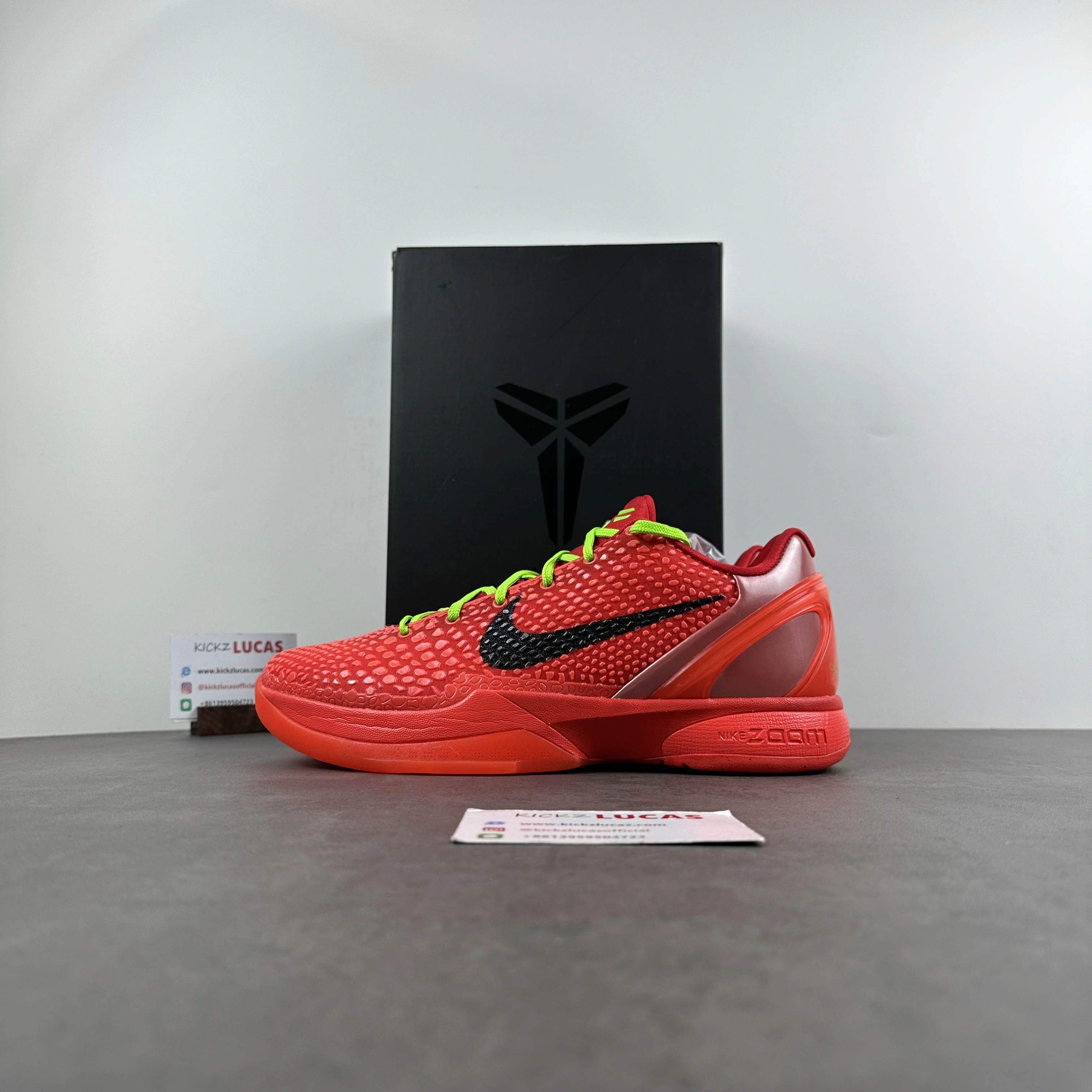 Cozy Kobe 6 Protro Reverse Grinch FV4921- 1092