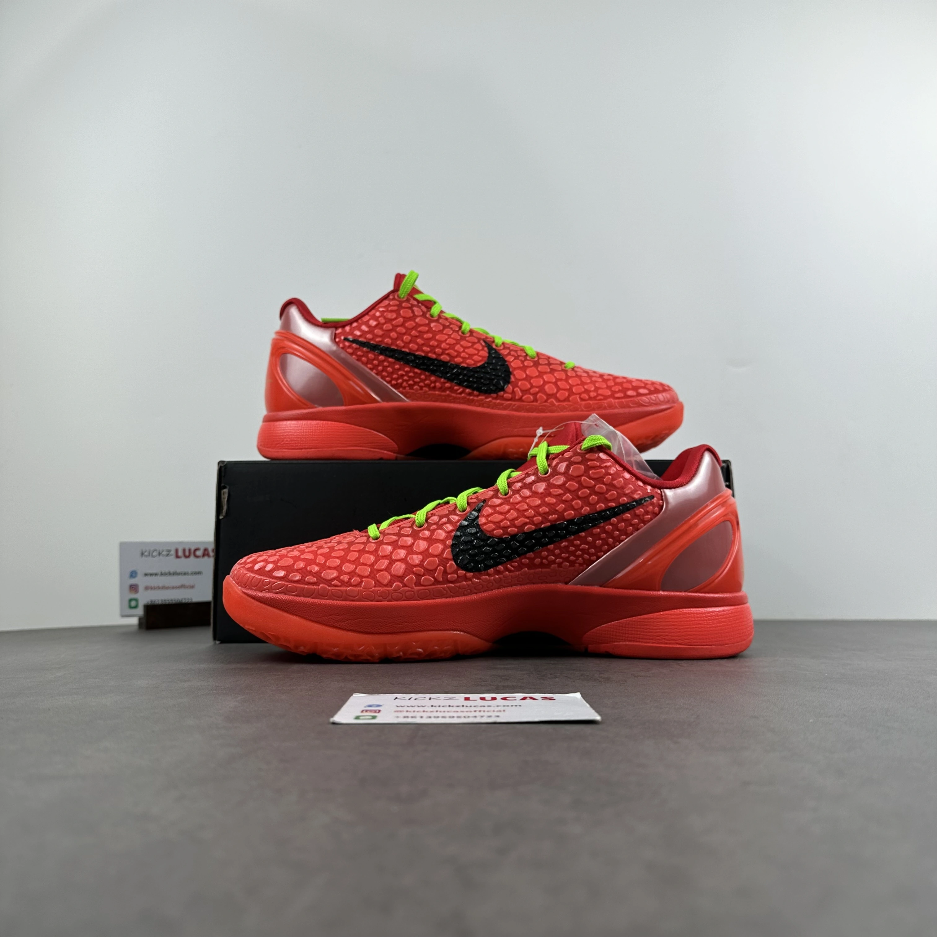 Cozy Kobe 6 Protro Reverse Grinch FV4921- 1092