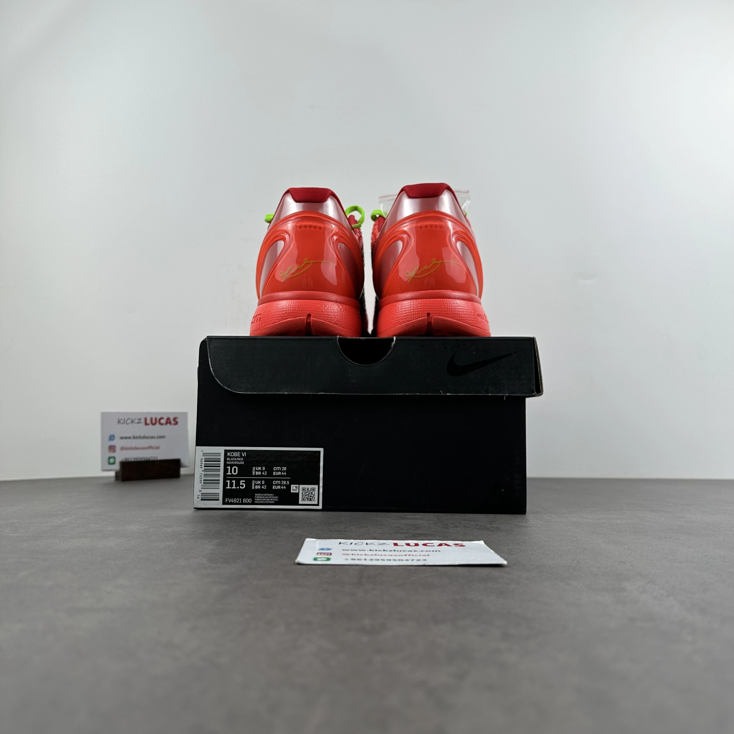 Cozy Kobe 6 Protro Reverse Grinch FV4921- 1092