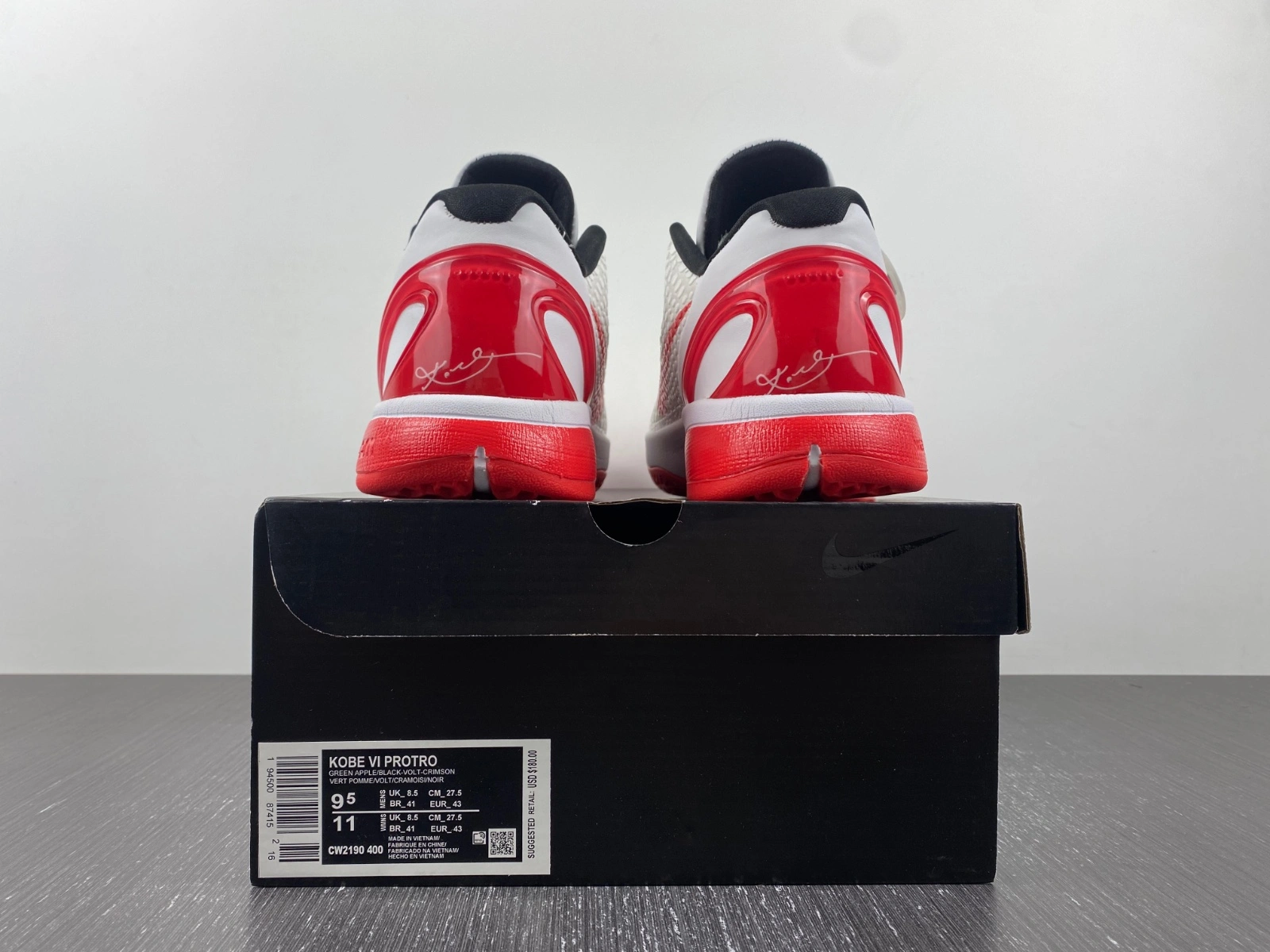 StreetReady Kobe 6 Protro White CW2190- 1100