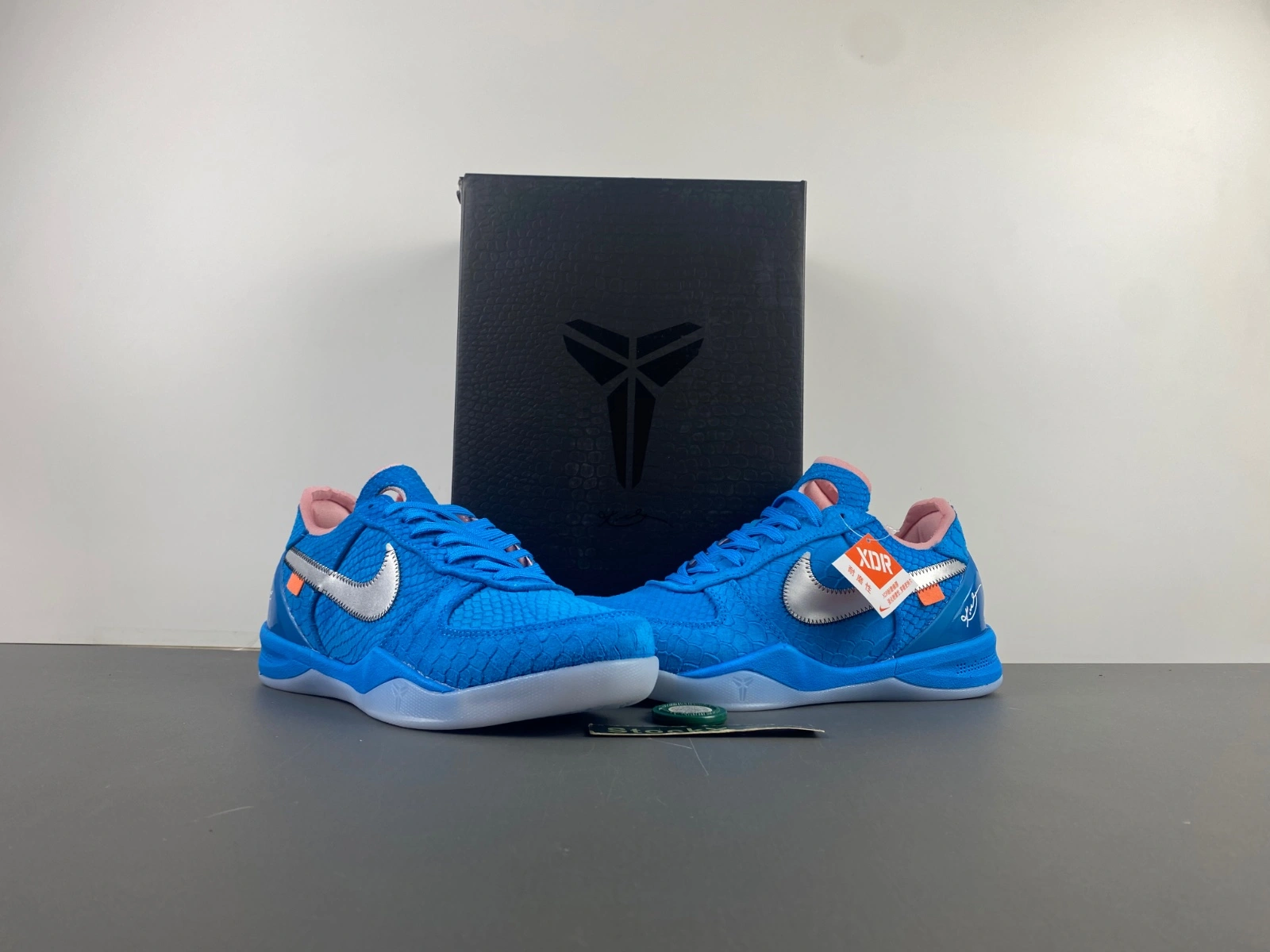 OdorResistant Kobe 8 Protro Off White Blue 555035- 997