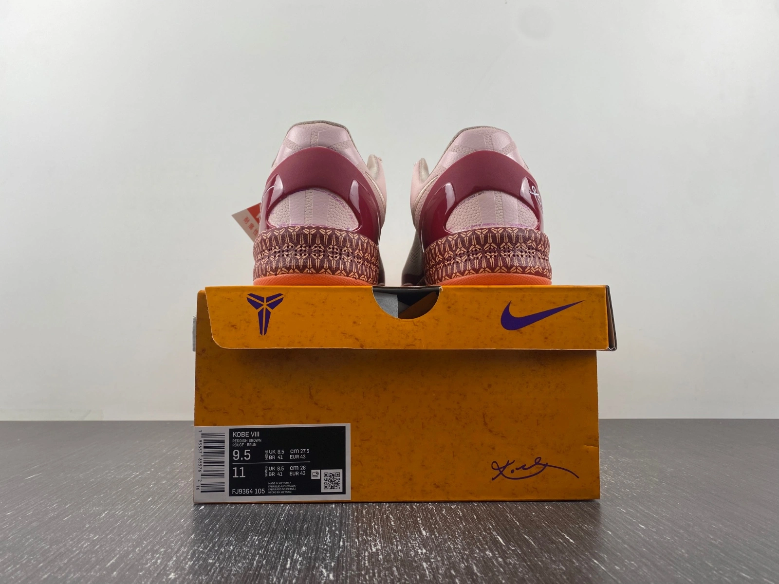 Kobe 8 Protro Orange FJ9364- Popular 1071