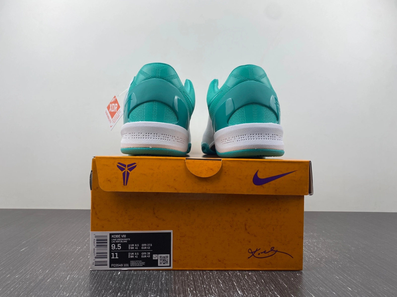 Kobe 8 Protro Radiant Emerald FQ3549- Packable 1095