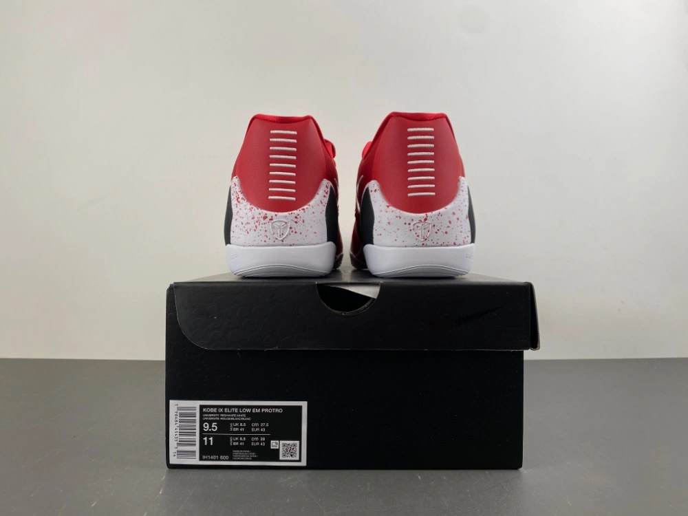 Kobe 9 EM Low Protro TB University Red IH1401- Neat 975