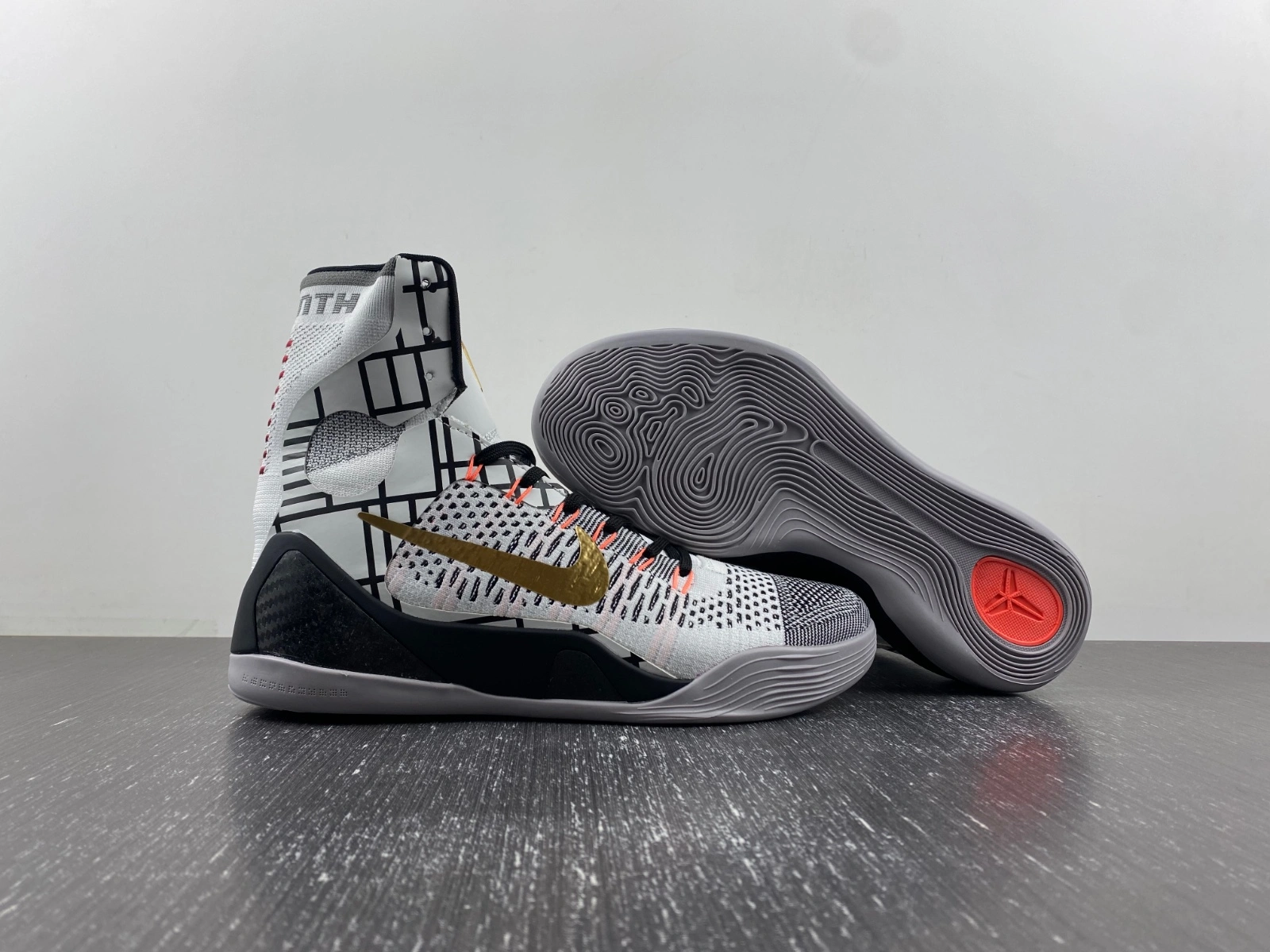 SmoothTexture Kobe 9 Elite Gold Fundamentals 630847-100 641714- 1056