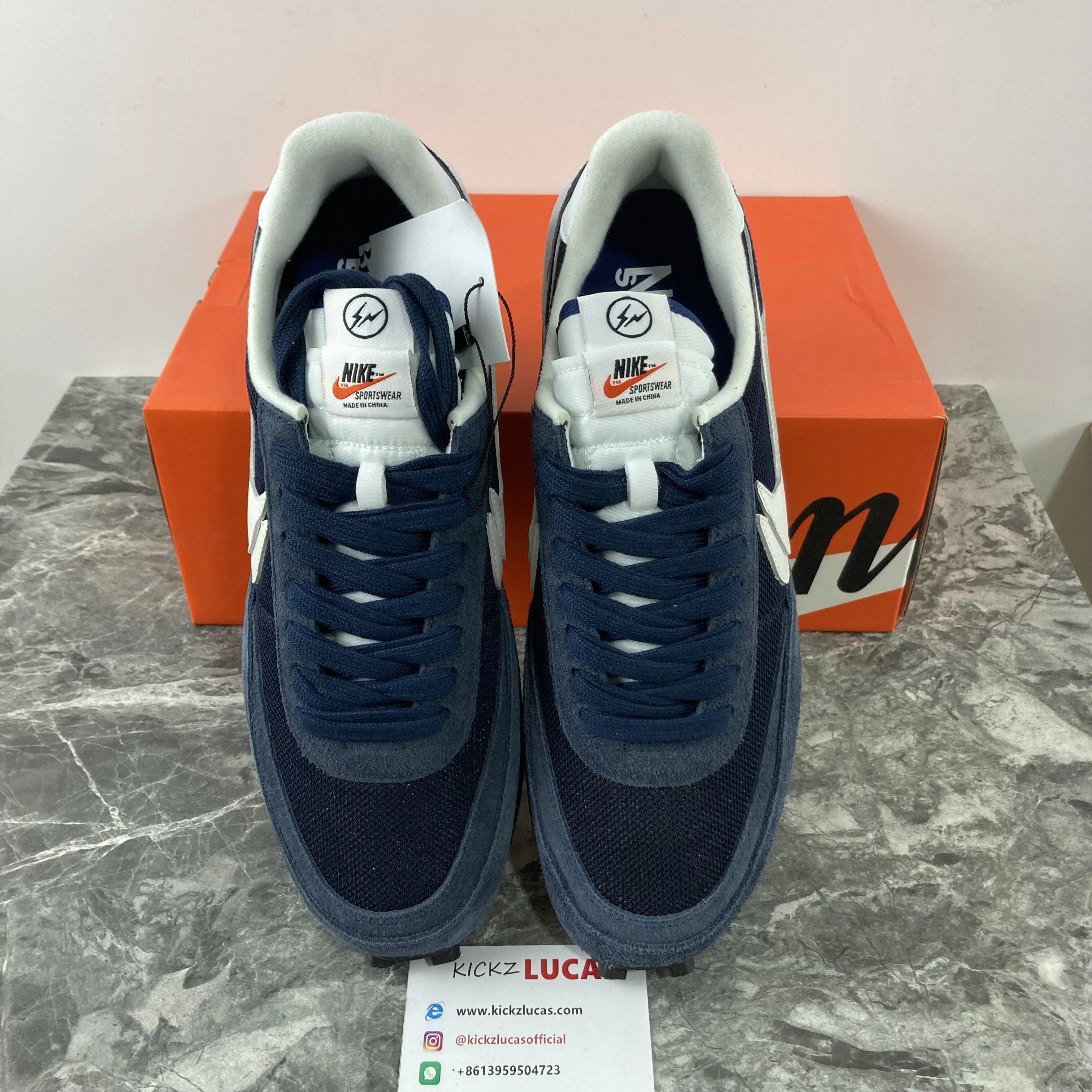Neat LD Waffle SF sacai Fragment Blue Void DH2684- 1190