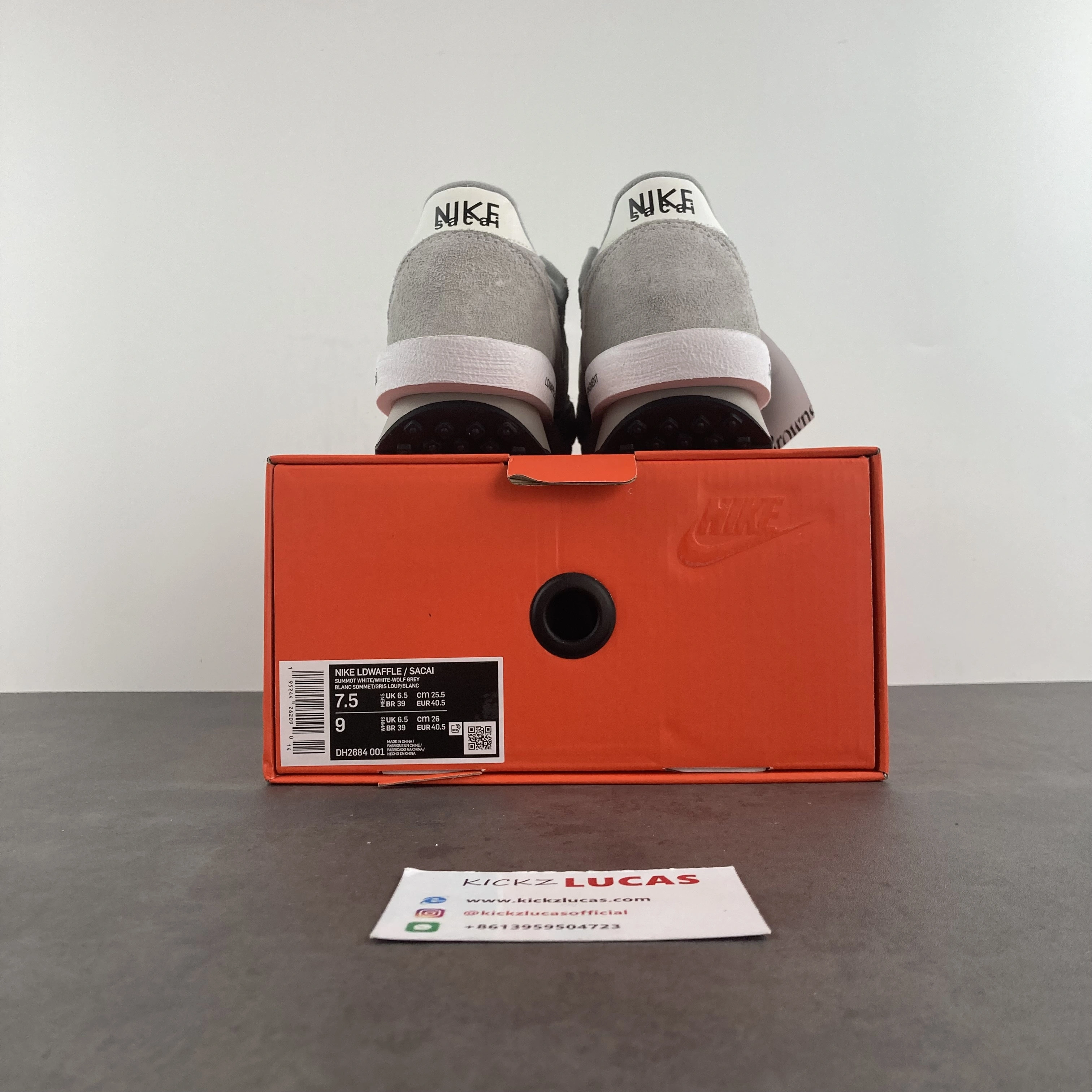 HighQuality LD Waffle SF sacai Fragment Grey DH2684- 1191