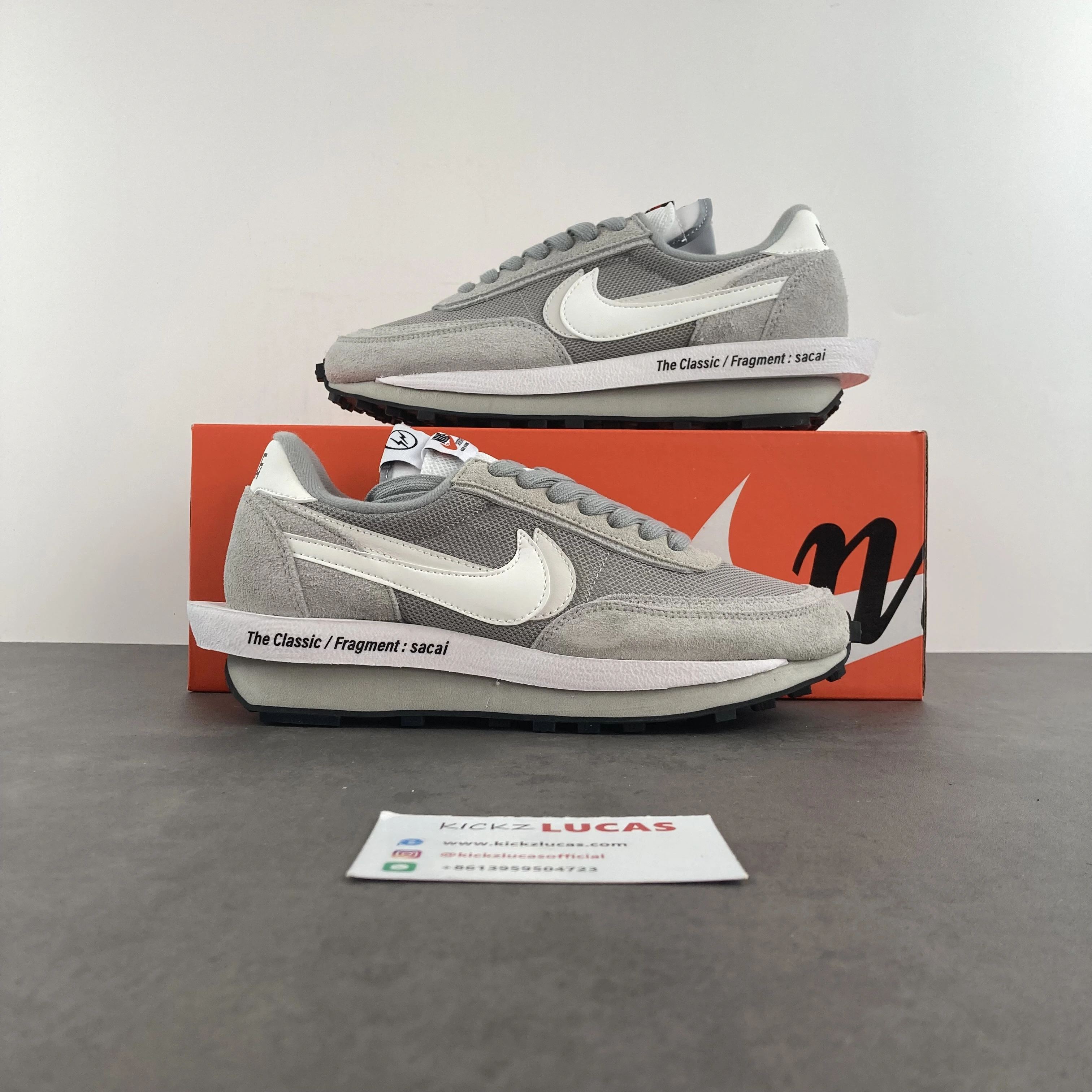 HighQuality LD Waffle SF sacai Fragment Grey DH2684- 1191