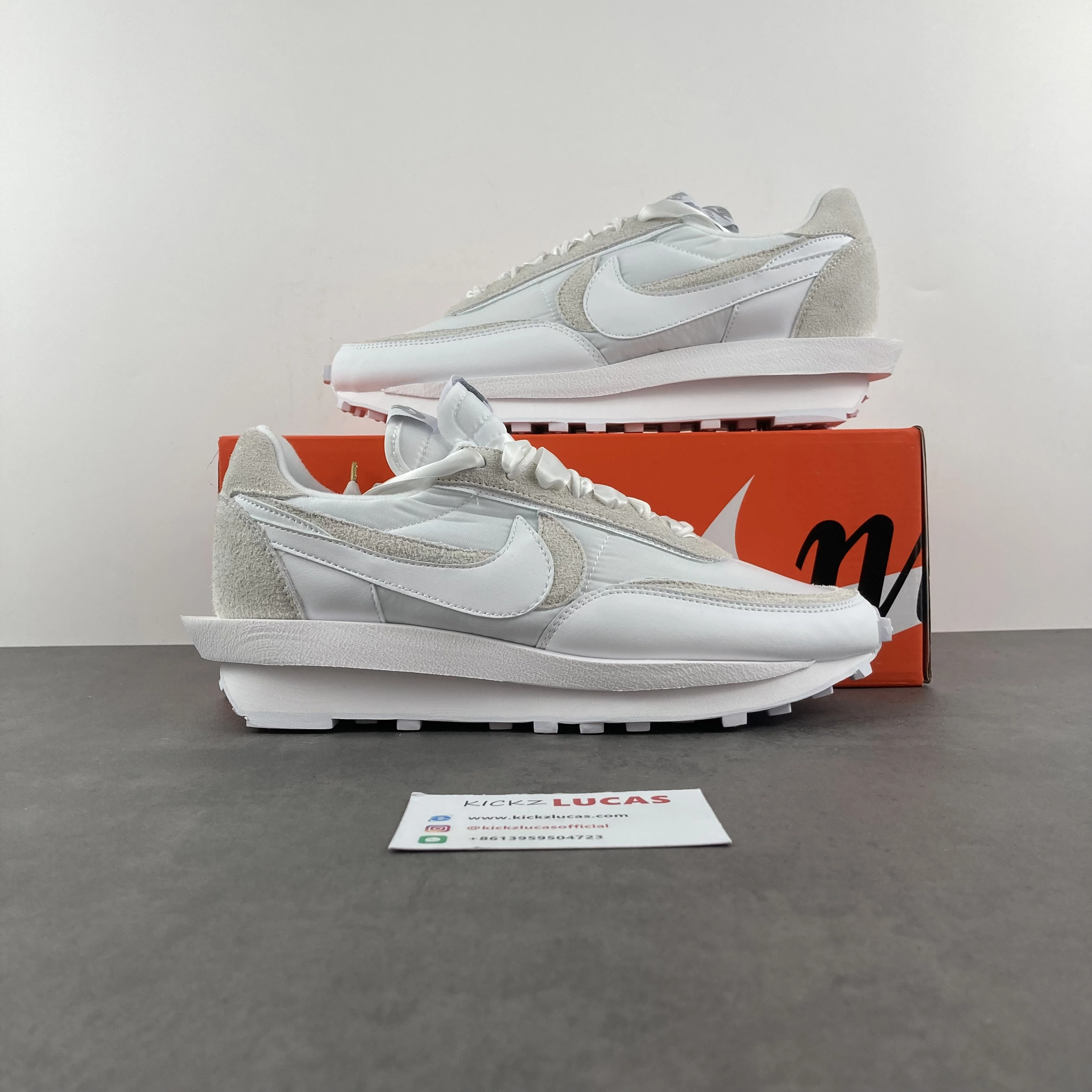 LD Waffle sacai White Nylon BV0073- StreetReady 1206