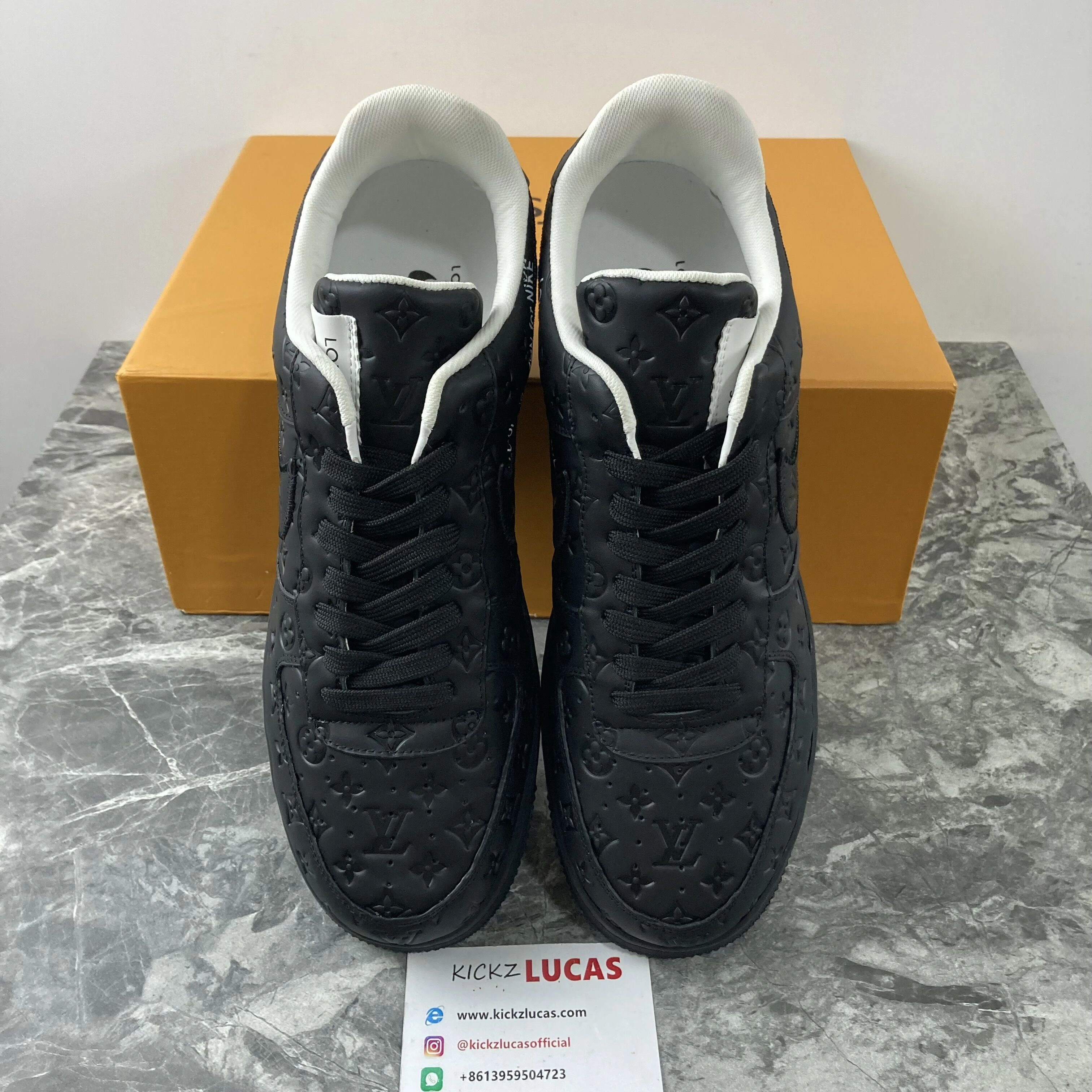 L*V x Air Force 1 Low Black FreshLook 4139