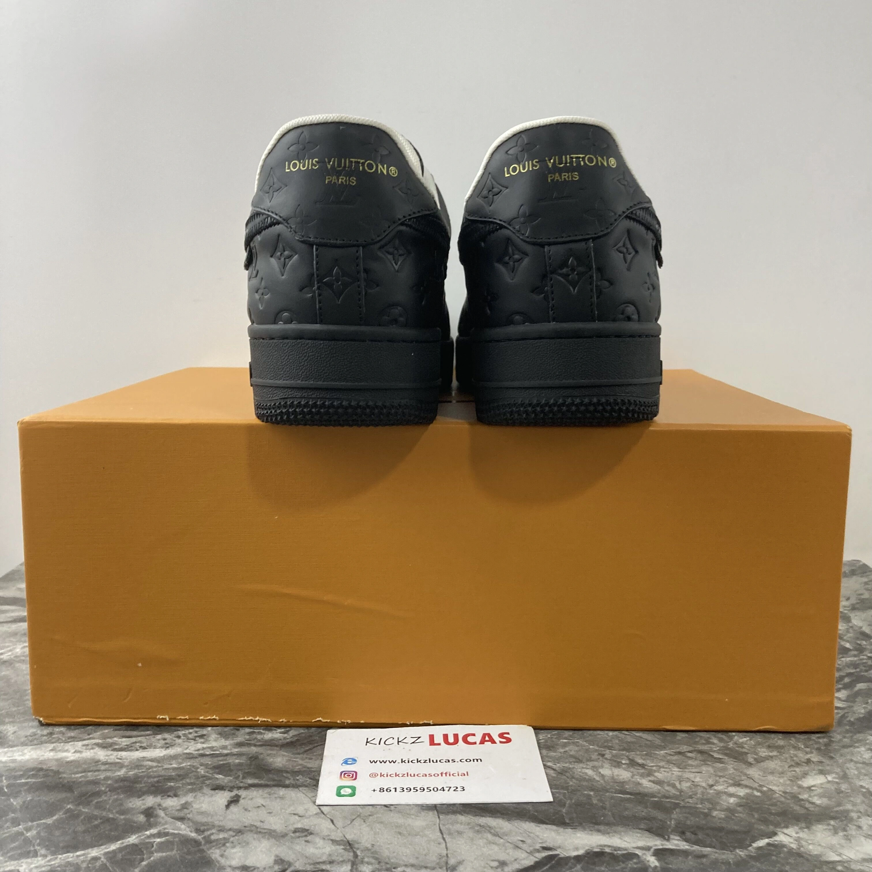 L*V x Air Force 1 Low Black FreshLook 4139