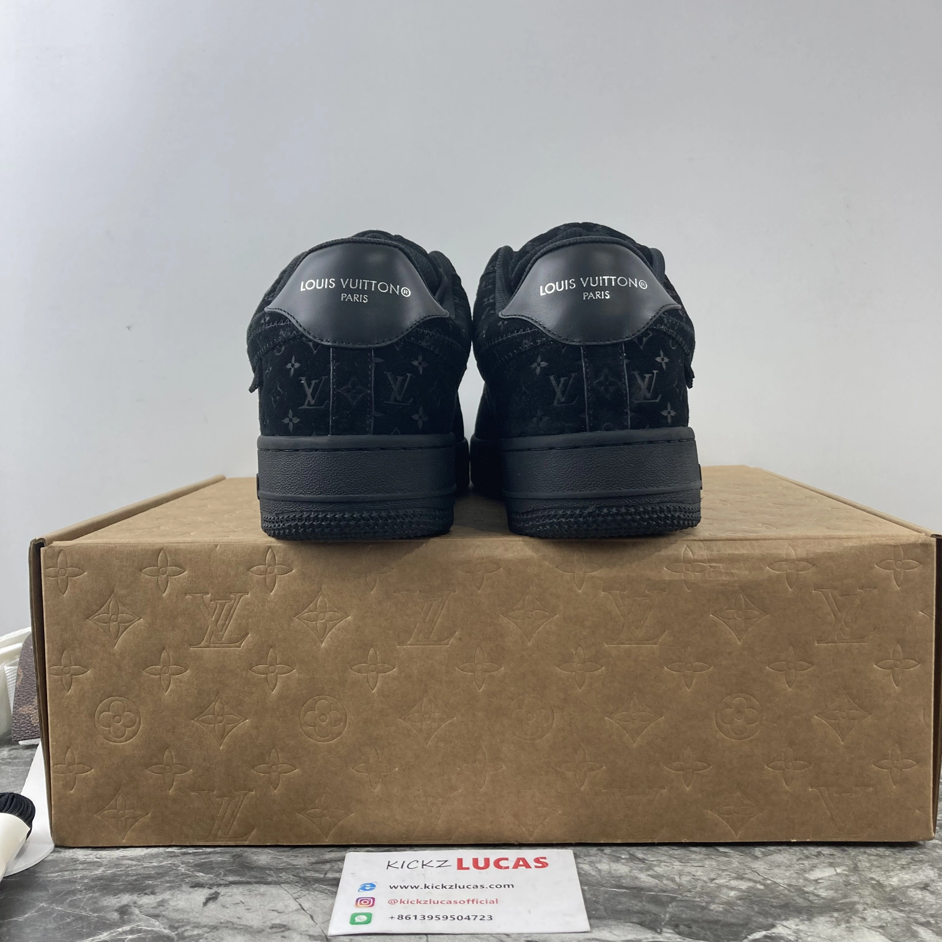 L*V x Air Force 1 Low By Virgil Abloh Black WrinkleFree 4144