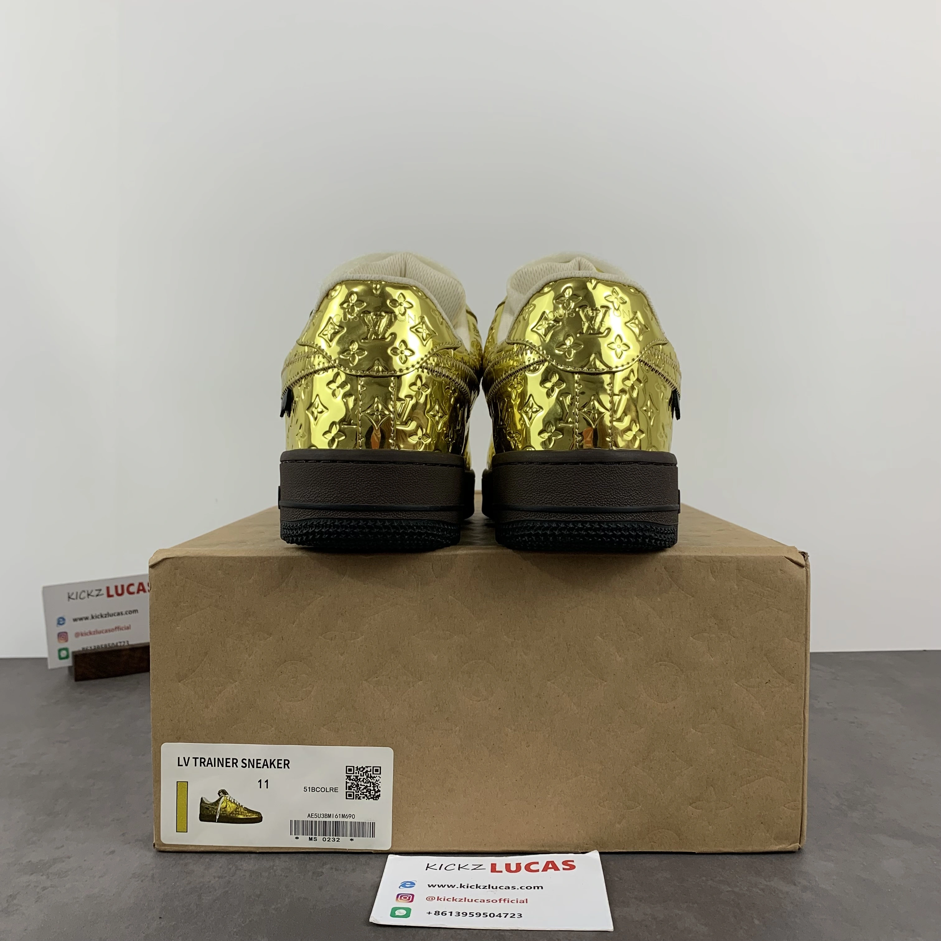 L*V x Air Force 1 Low By Virgil Abloh Metallic Gold Breathable 4137