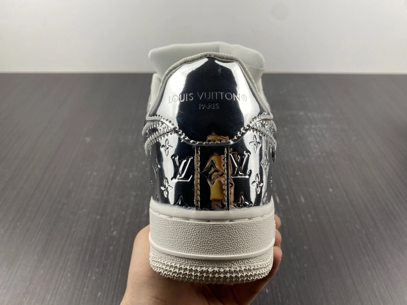 L*V x Air Force 1 Low By Virgil Abloh Metallic Silver Flexible 4126