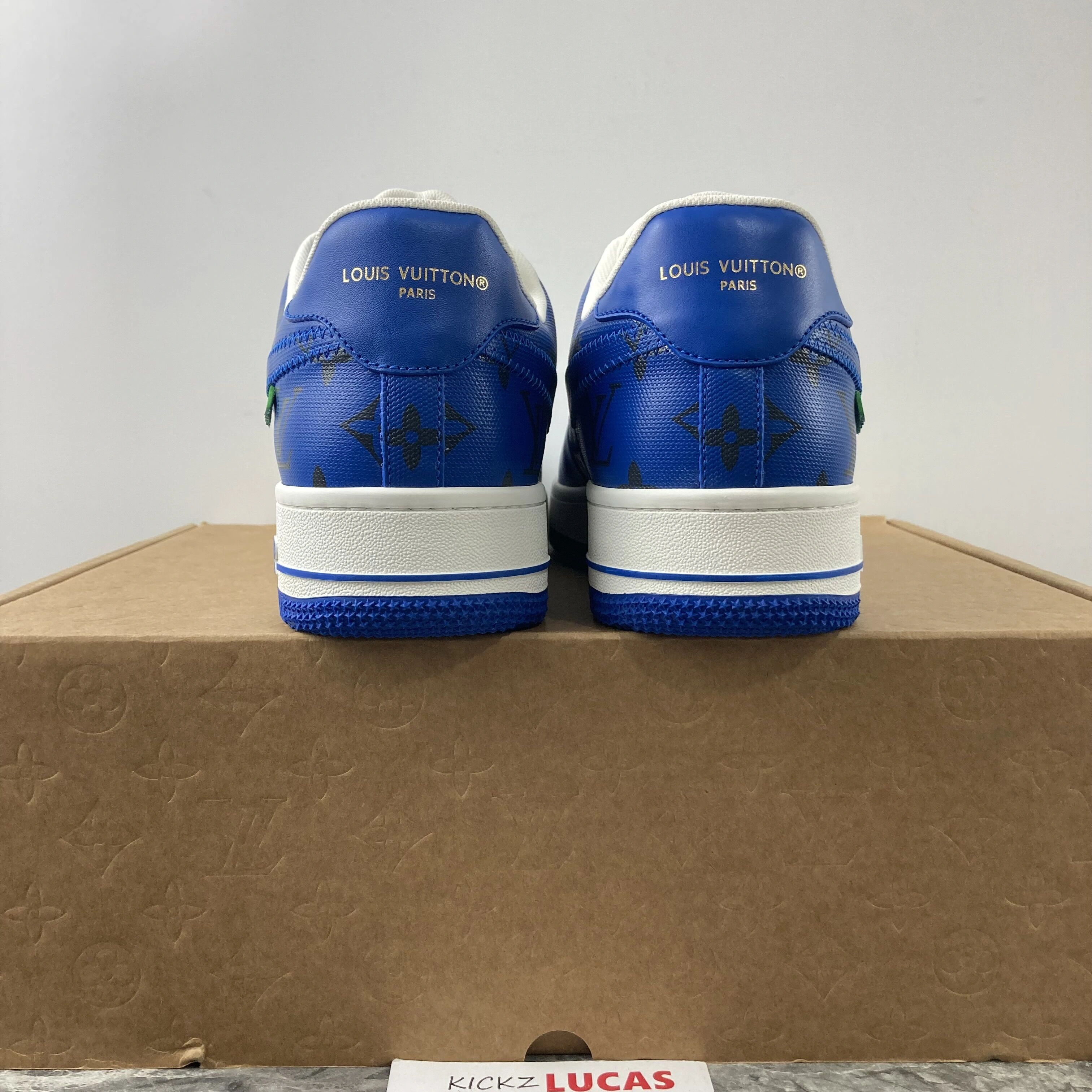 SportInspired L*V x Air Force 1 Low By Virgil Abloh White Royal 4143