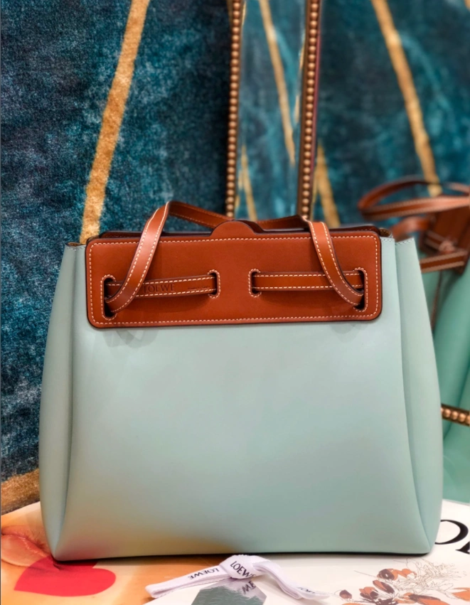 Upgraded L*oewe Top Bag 24x17x6.5cm 9035
