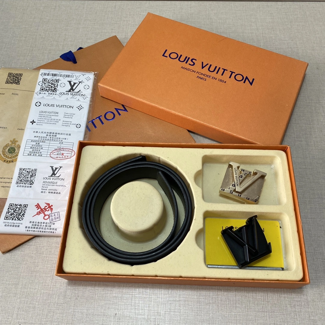 Youthful L*ouis V*uitton Belts Top Version 15473