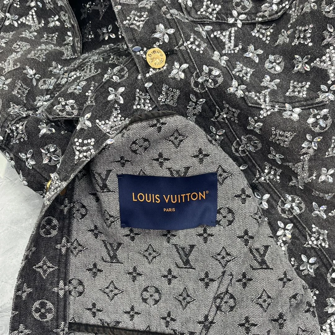 L*ouis V*uitton Jeans Jacket Top Quality D17 20231108- Practical 12888