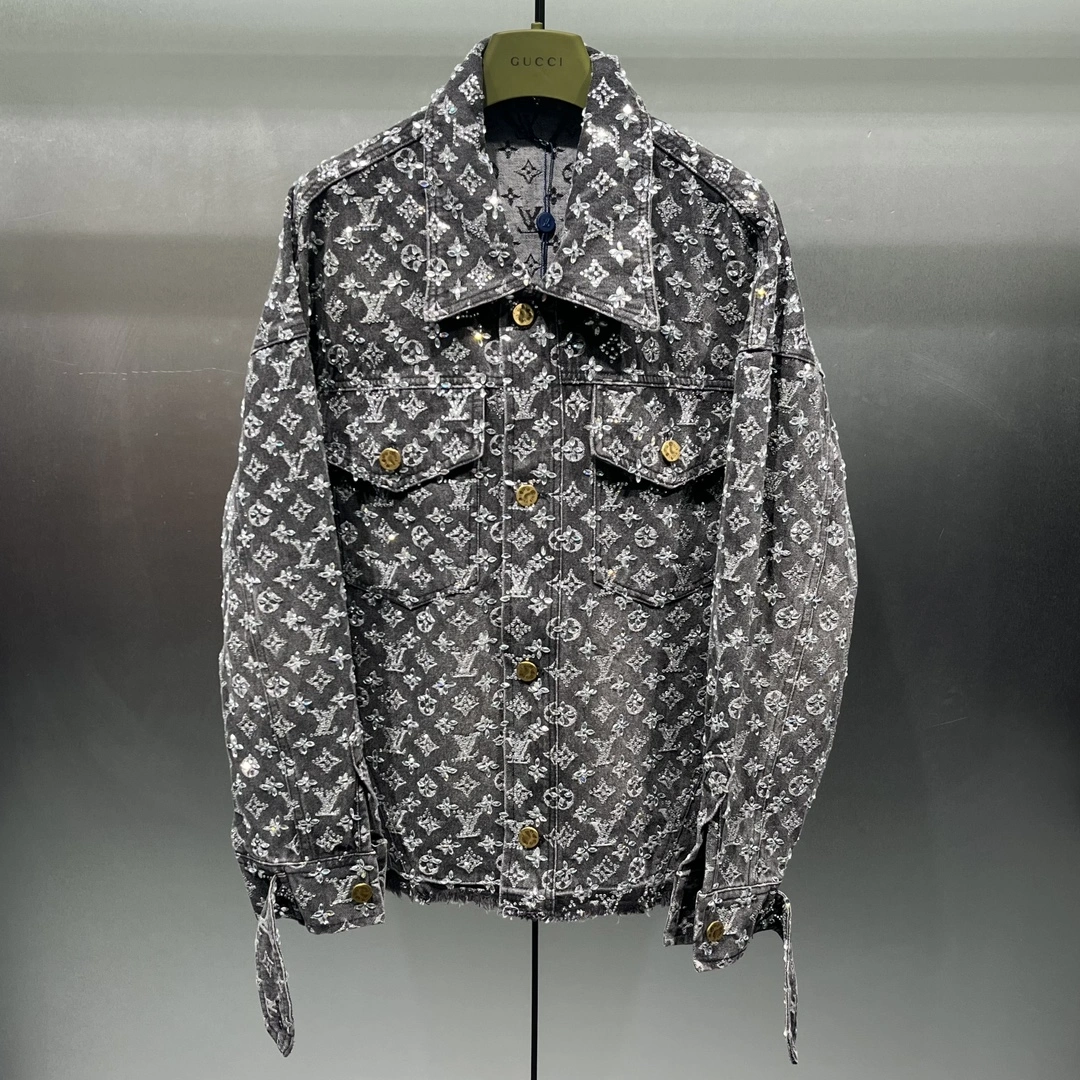 L*ouis V*uitton Jeans Jacket Top Quality D17 20231108- Practical 12888