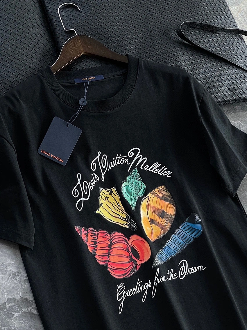 L*ouis V*uitton T-shirt Top Quality D17 2020324- Bold 12842