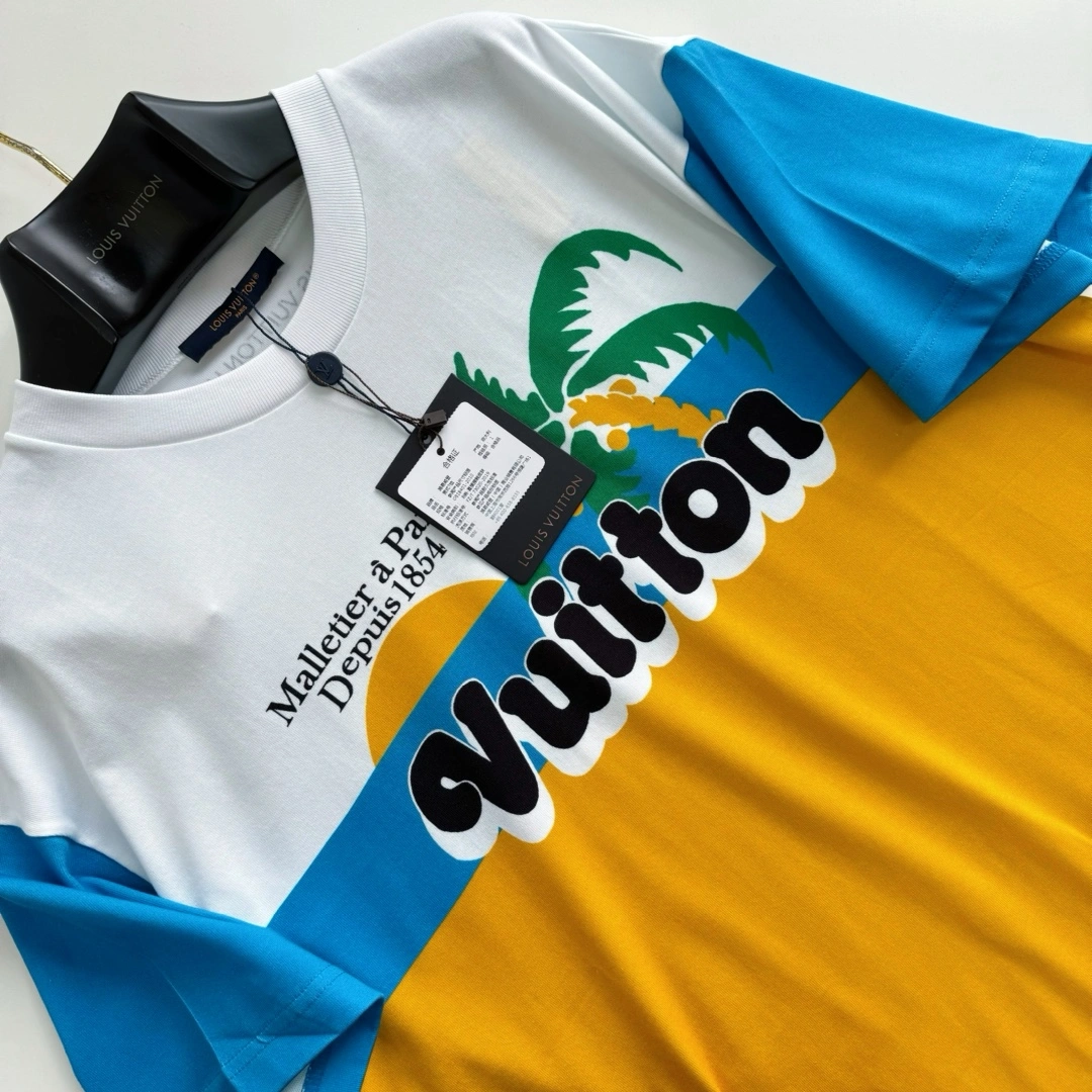 Durable L*ouis V*uitton T-shirt Top Quality D17 20240322- 12864