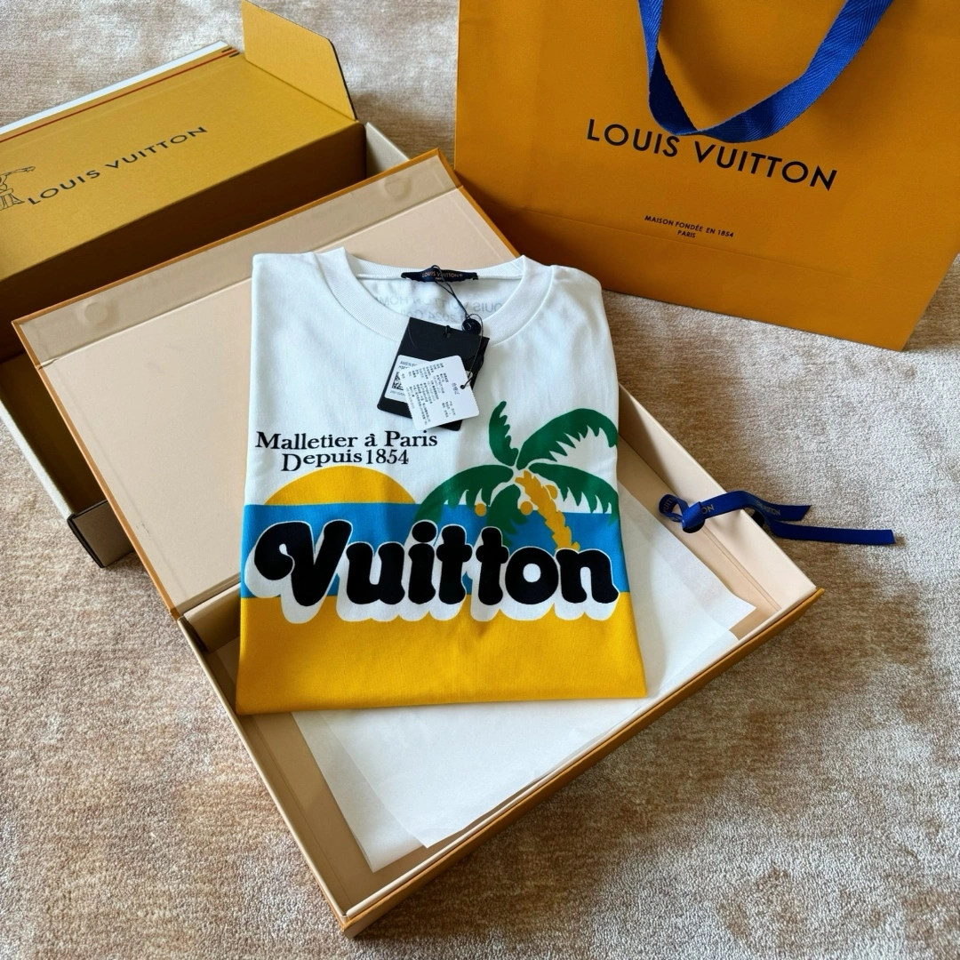 Durable L*ouis V*uitton T-shirt Top Quality D17 20240322- 12864