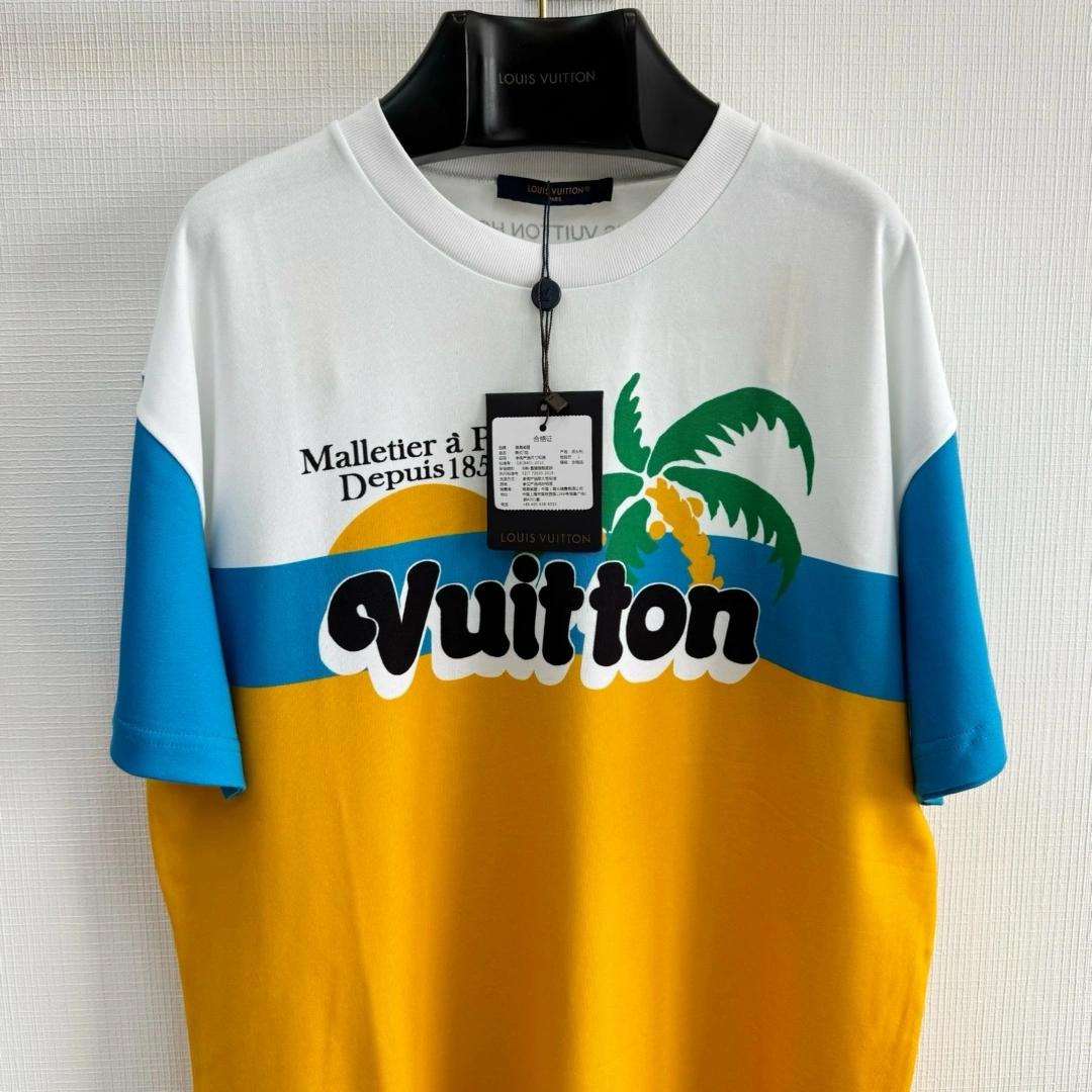 Durable L*ouis V*uitton T-shirt Top Quality D17 20240322- 12864