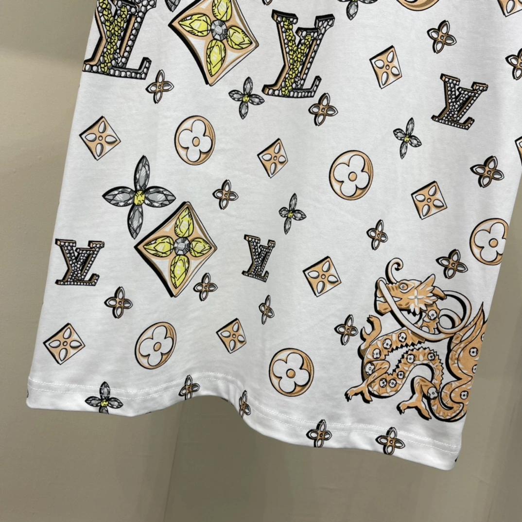 L*ouis V*uitton T-shirt Top Quality D17 20240417- Stylish 12761