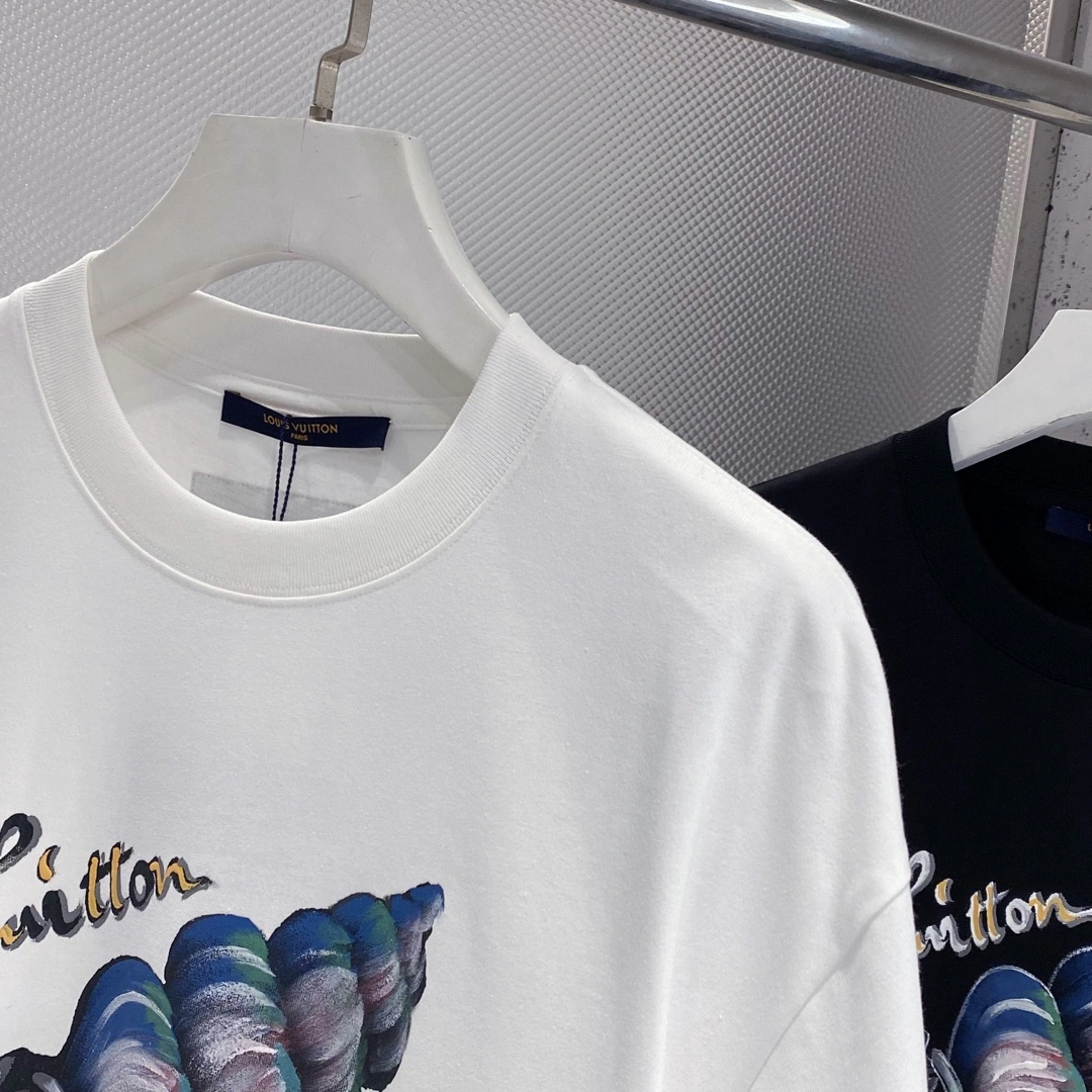 Stretchable L*ouis V*uitton T-shirt Top Quality D17 20240427- 12728