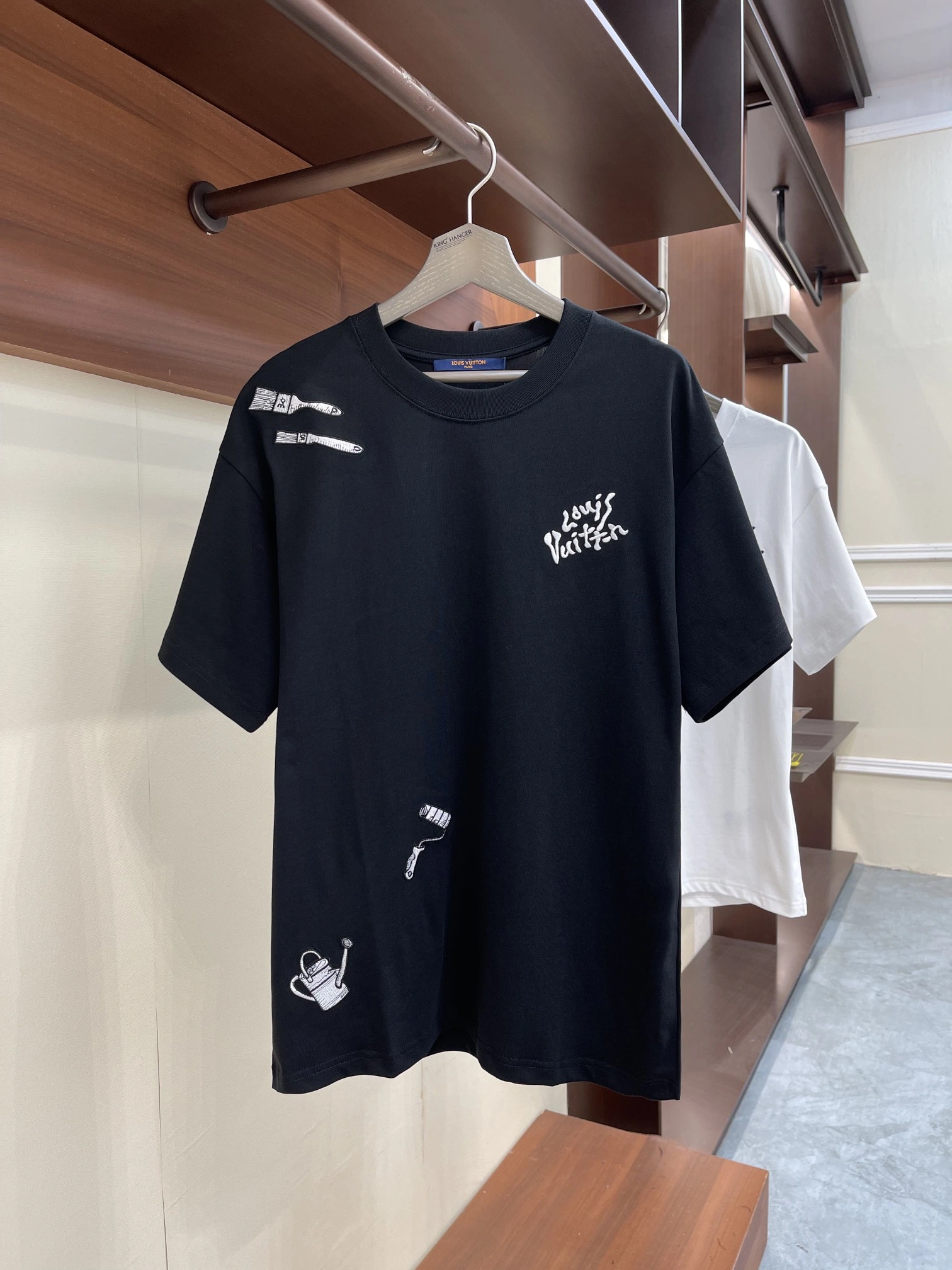 L*ouis V*uitton T-shirt Top Quality D17 20240519- Stretchable 12648