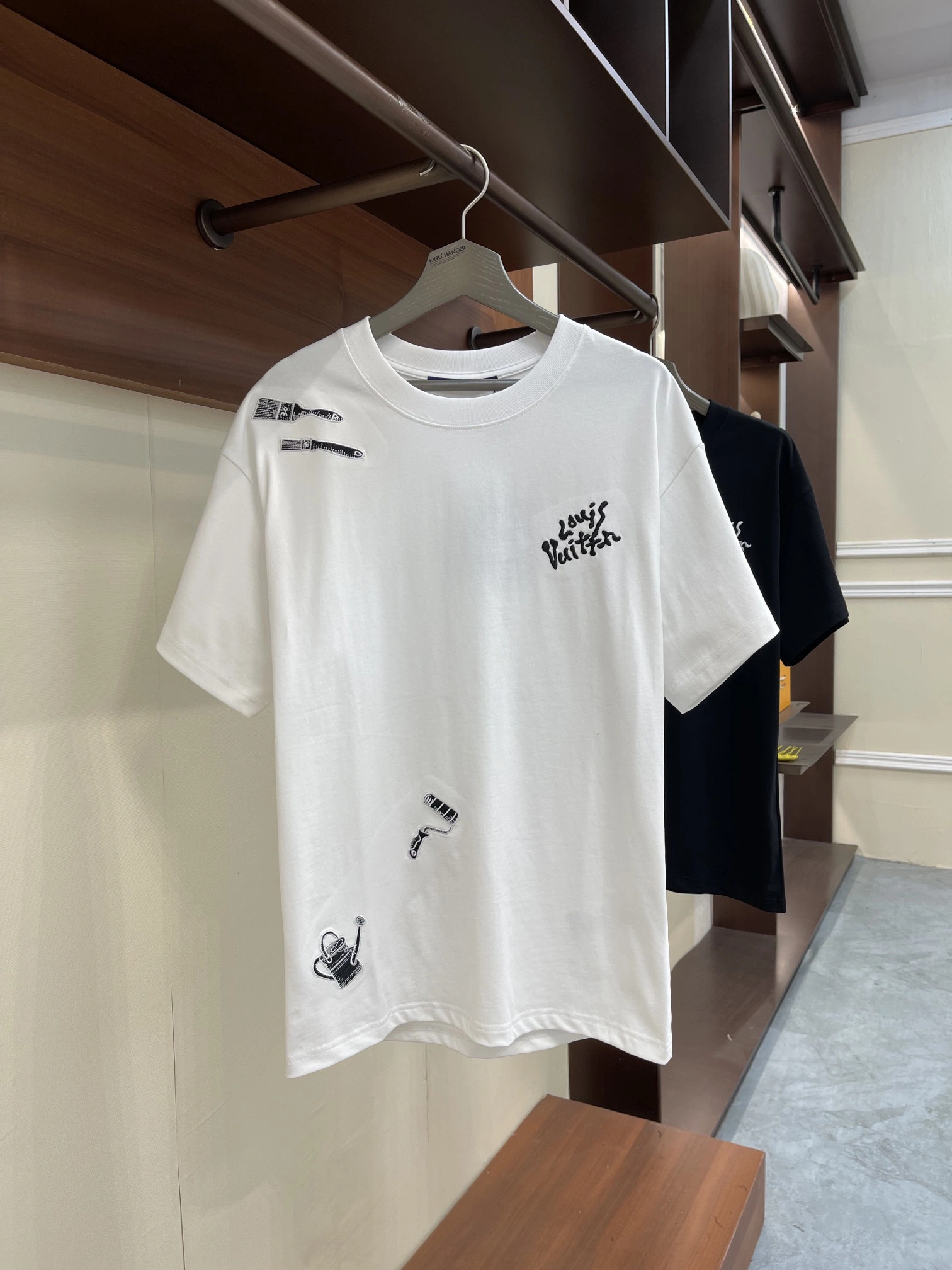 L*ouis V*uitton T-shirt Top Quality D17 20240519- Stretchable 12648