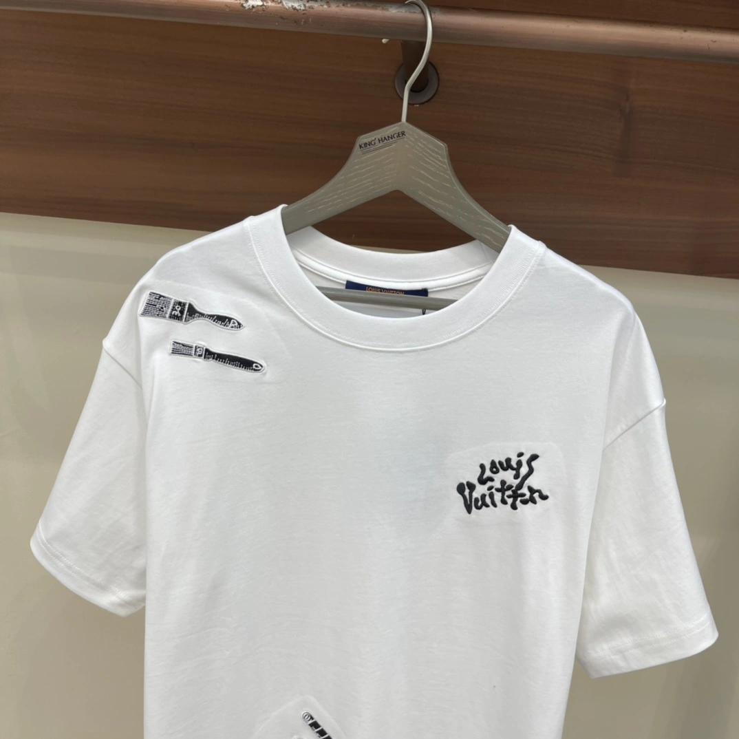 L*ouis V*uitton T-shirt Top Quality D17 20240519- Stretchable 12648