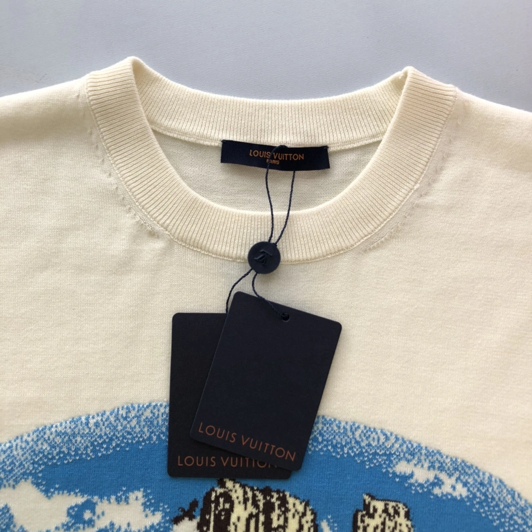 RelaxedFit L*ouis V*uitton T-shirt Top Quality D17 20240807- 12600