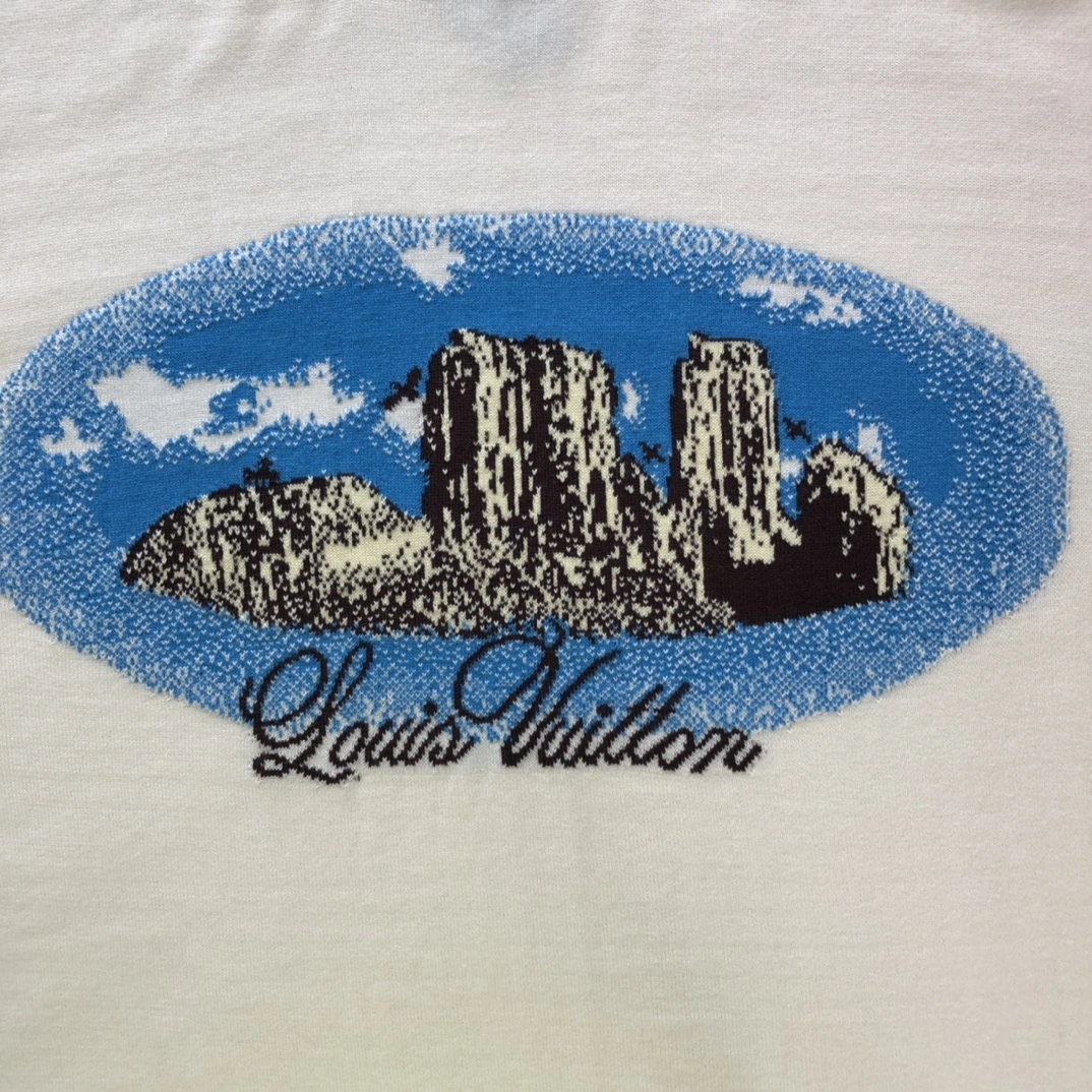 RelaxedFit L*ouis V*uitton T-shirt Top Quality D17 20240807- 12600