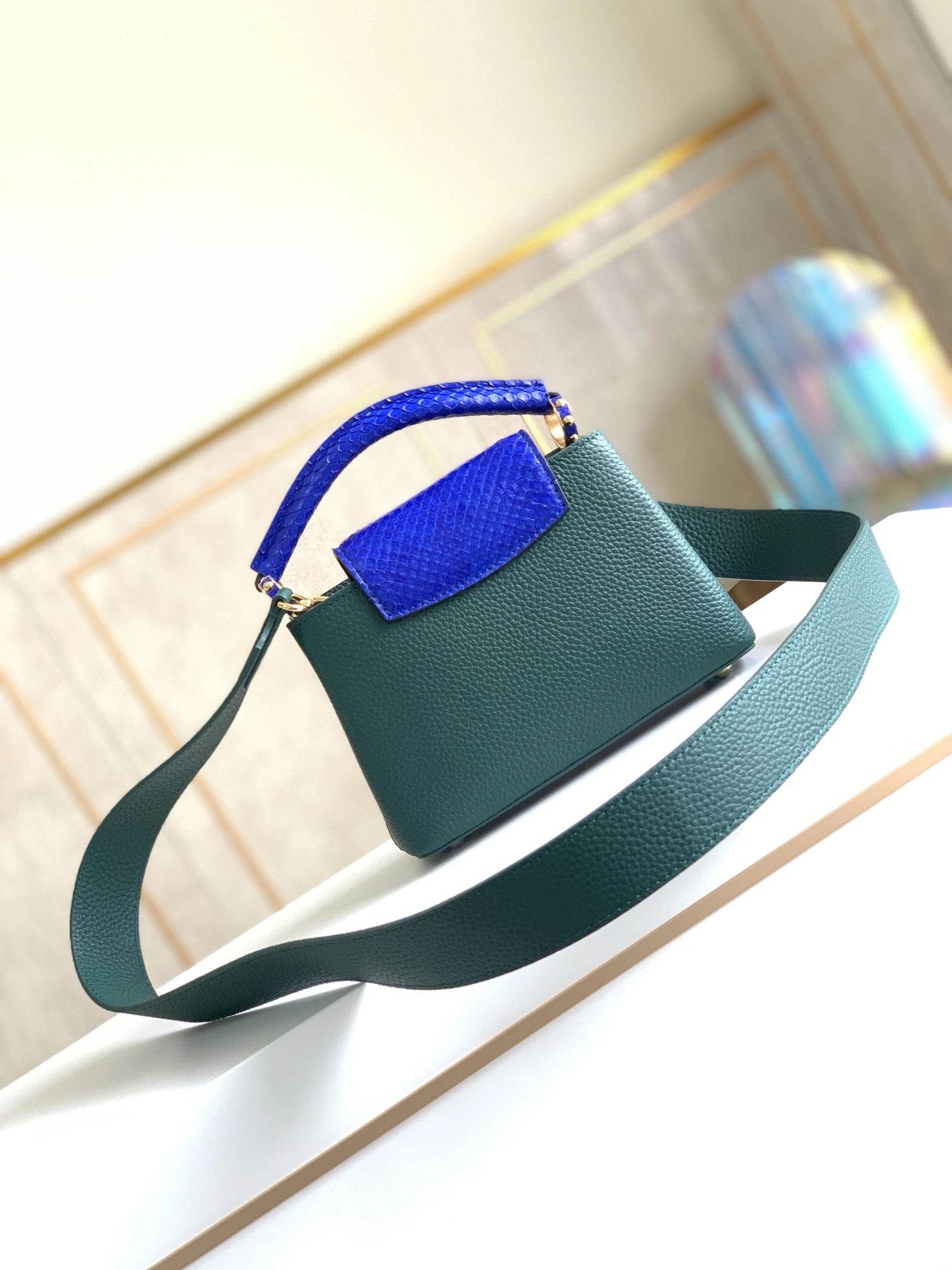 Supportive L*ouis V*uitton Top Bag 21x14x8cm 8549