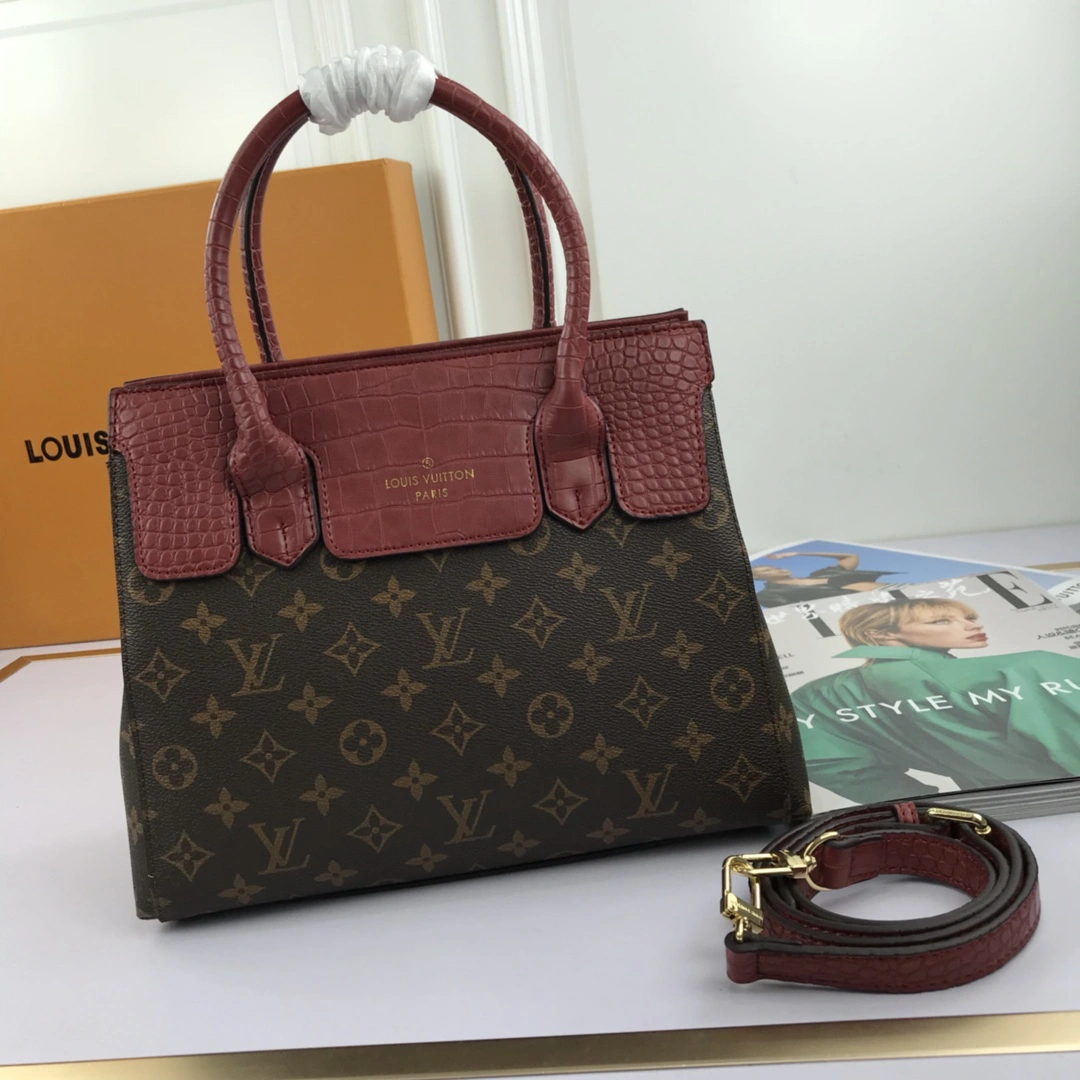 L*ouis V*uitton Top Bag 29*22*13cm GoodFit 8477