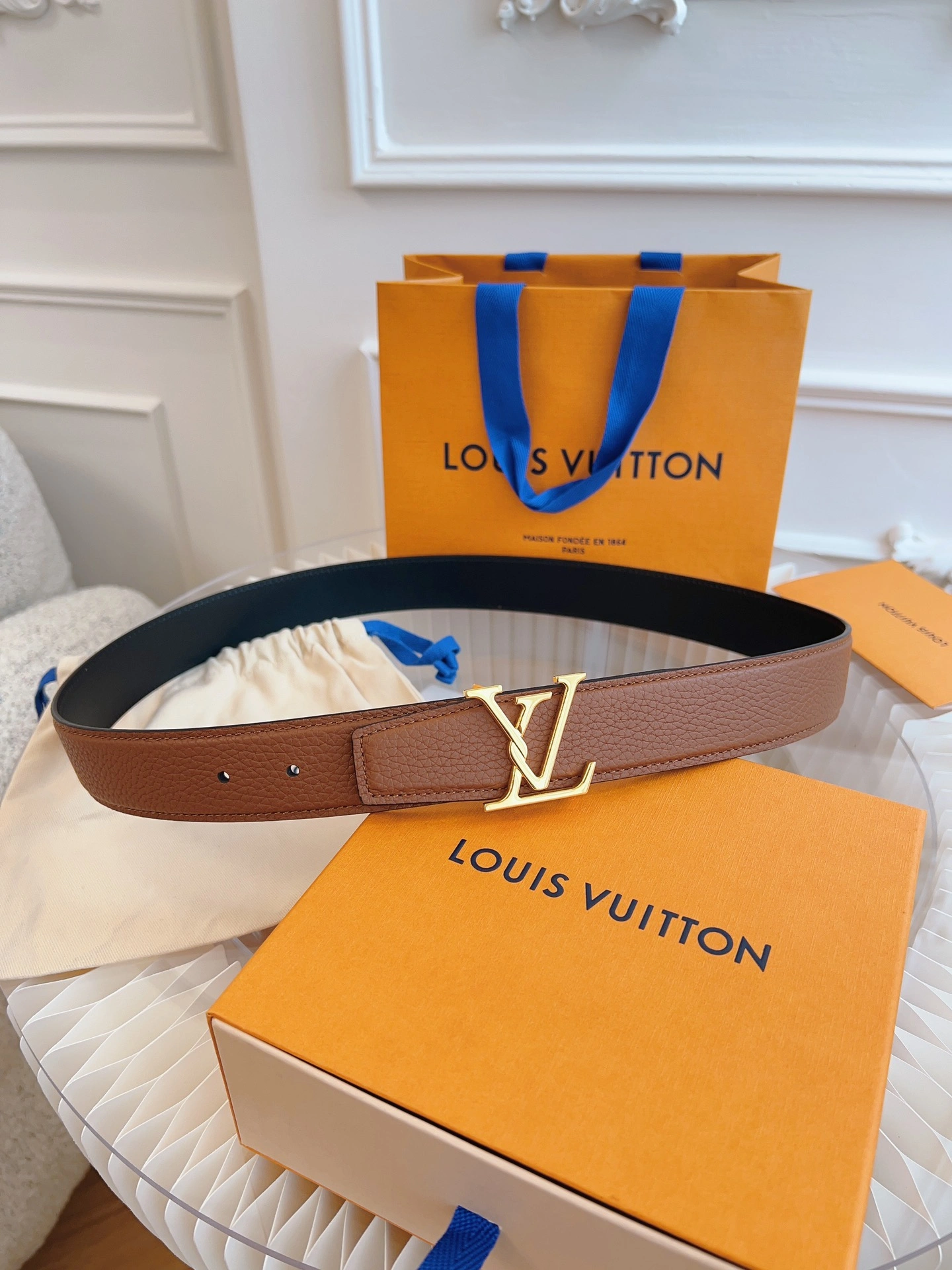 Comfortable L*ouis V*uitton Top Belts AT 20230907- 15302