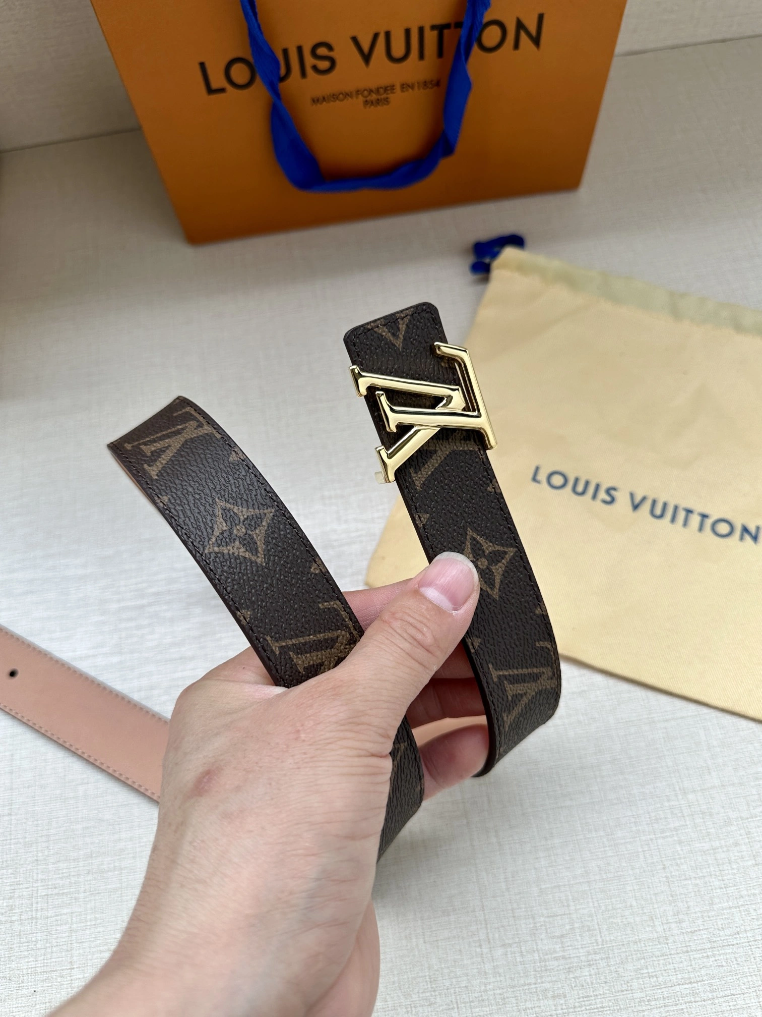Efficient L*ouis V*uitton Top Belts AT 20230907- 15297
