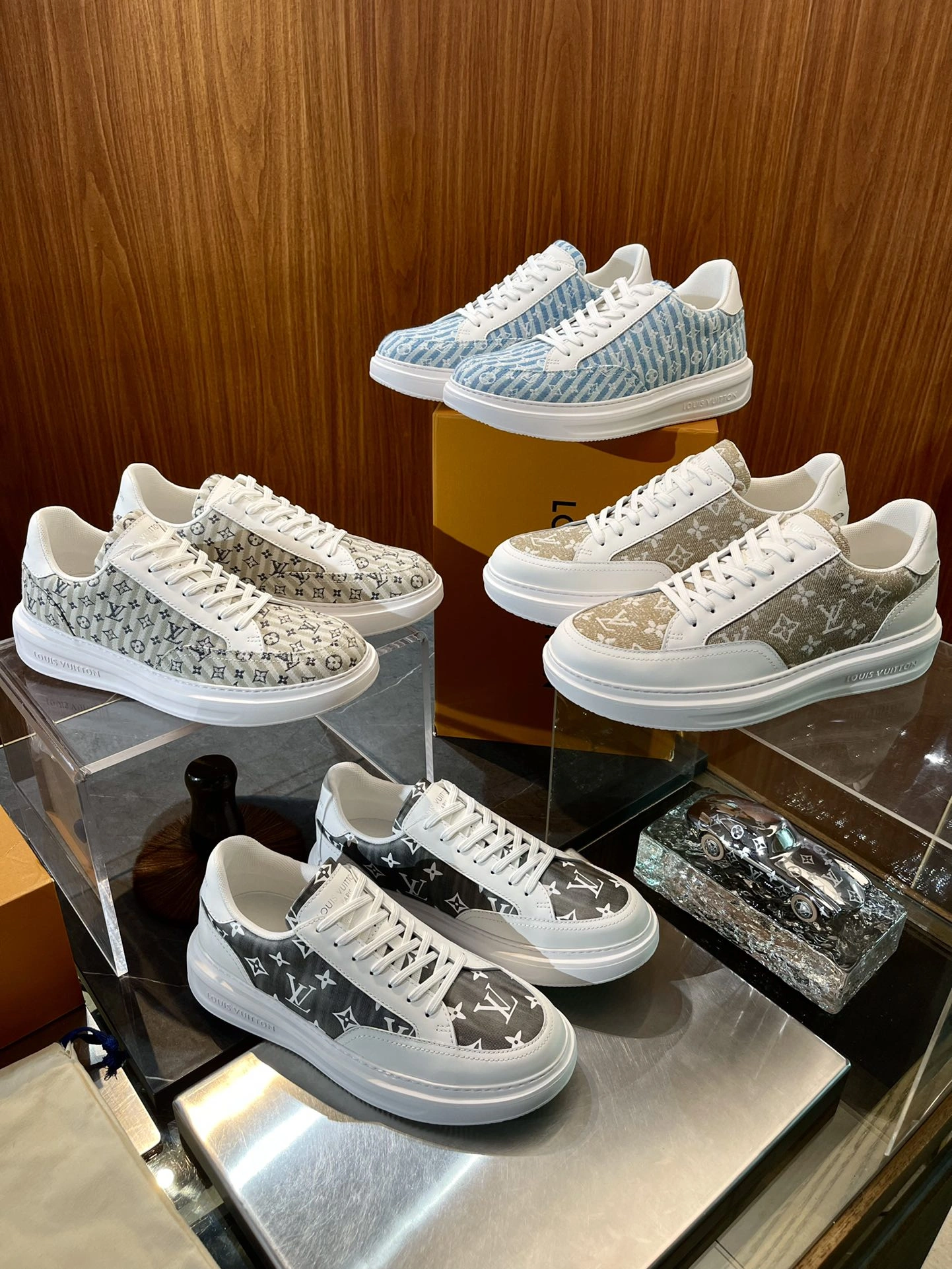 Stretchable L*ouis V*uitton Top S Sneaker Low RR 20240815- 3769