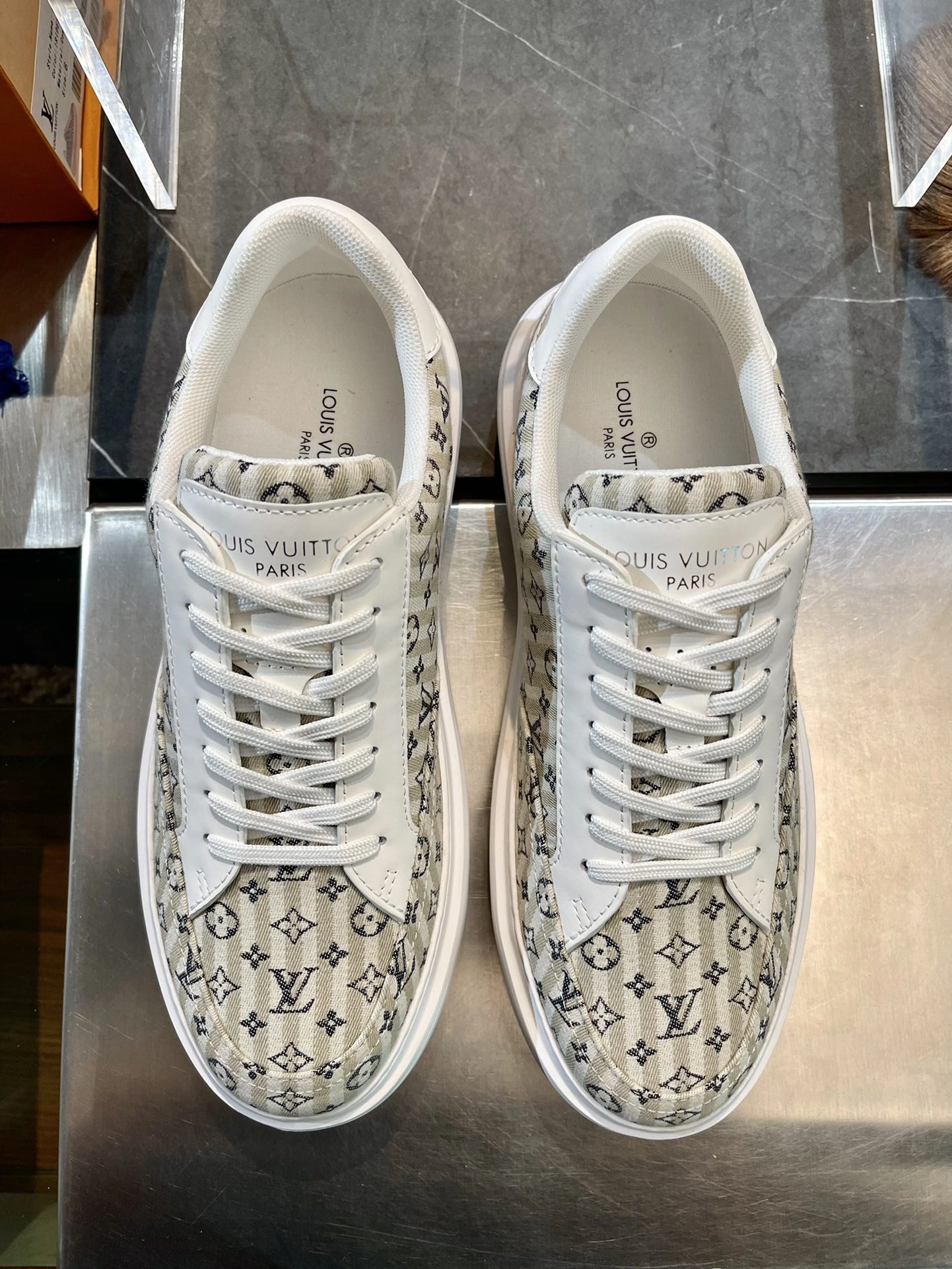 Stretchable L*ouis V*uitton Top S Sneaker Low RR 20240815- 3769