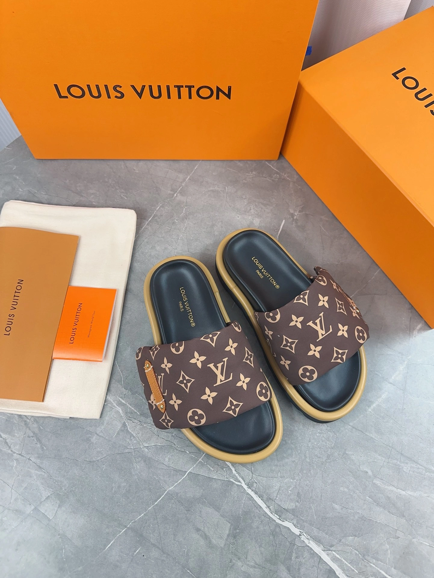 Seasonal L*ouis V*uitton Top Sandals&Slippers Tianyi 20240811- 3839
