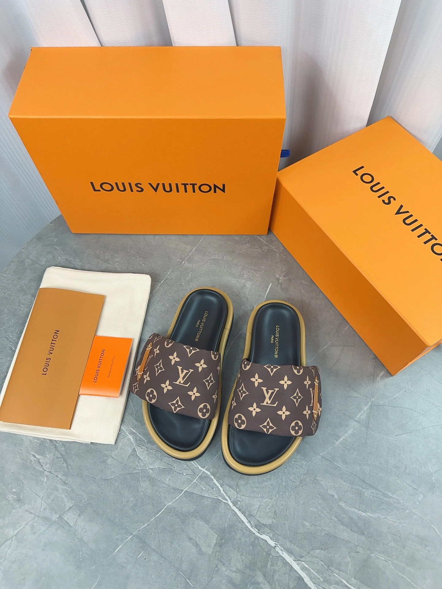Seasonal L*ouis V*uitton Top Sandals&Slippers Tianyi 20240811- 3839