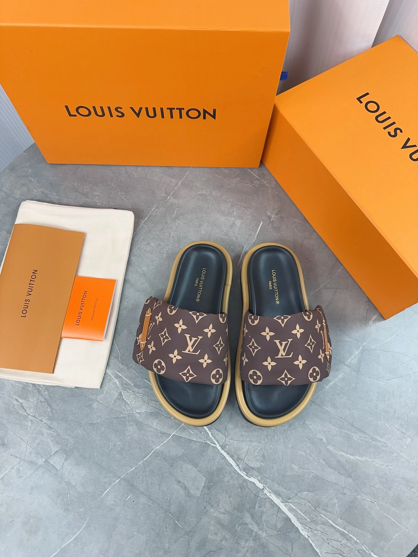 Seasonal L*ouis V*uitton Top Sandals&Slippers Tianyi 20240811- 3839