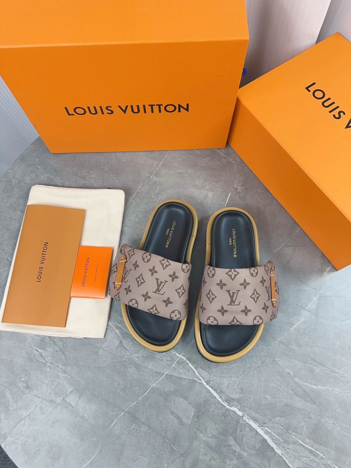 Upgraded L*ouis V*uitton Top Sandals&Slippers Tianyi 20240811- 3838