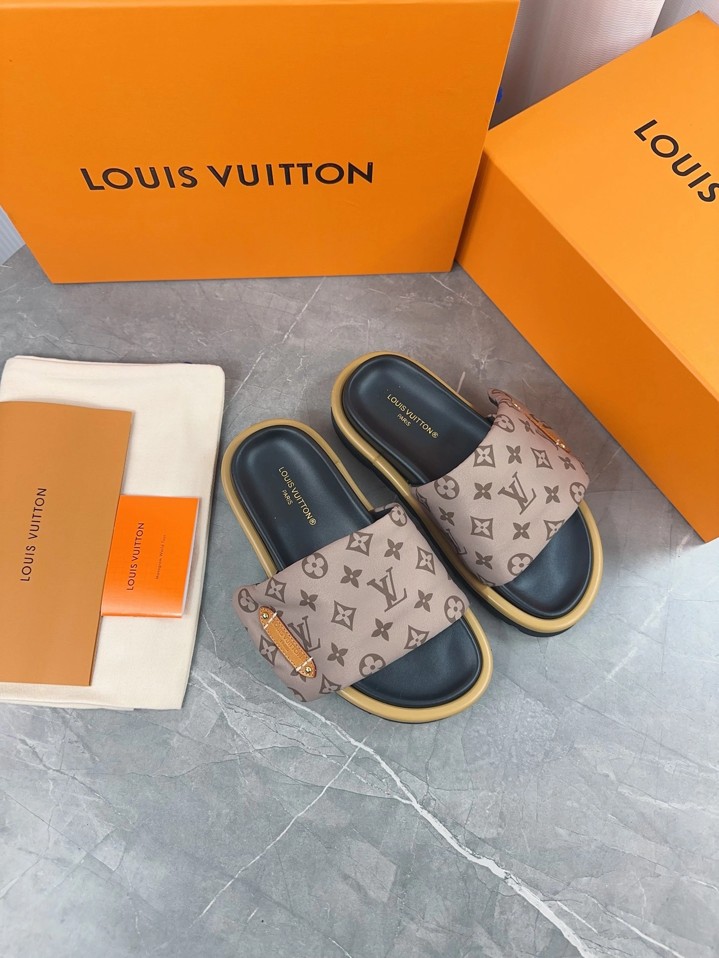 Upgraded L*ouis V*uitton Top Sandals&Slippers Tianyi 20240811- 3838