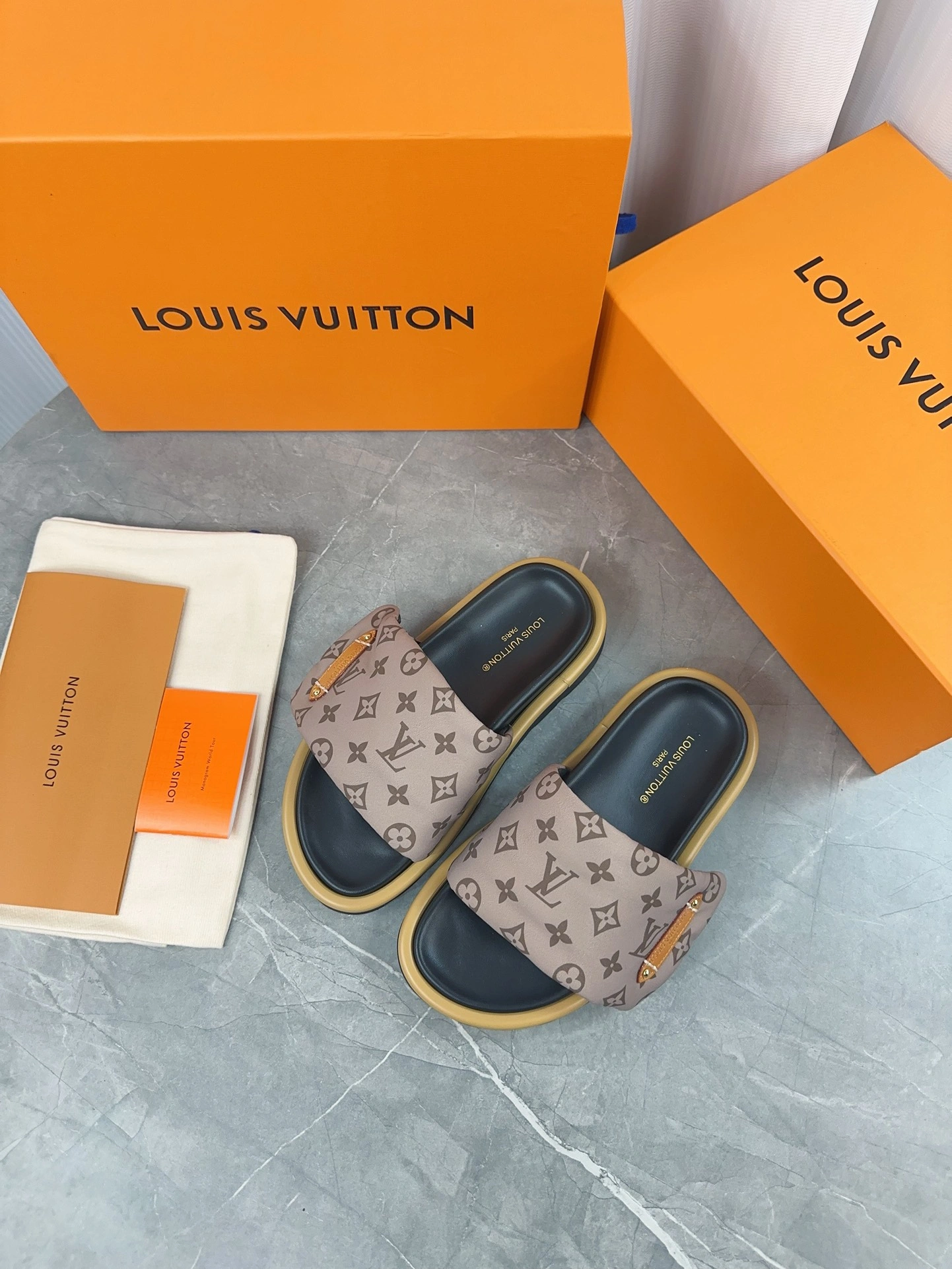 Upgraded L*ouis V*uitton Top Sandals&Slippers Tianyi 20240811- 3838