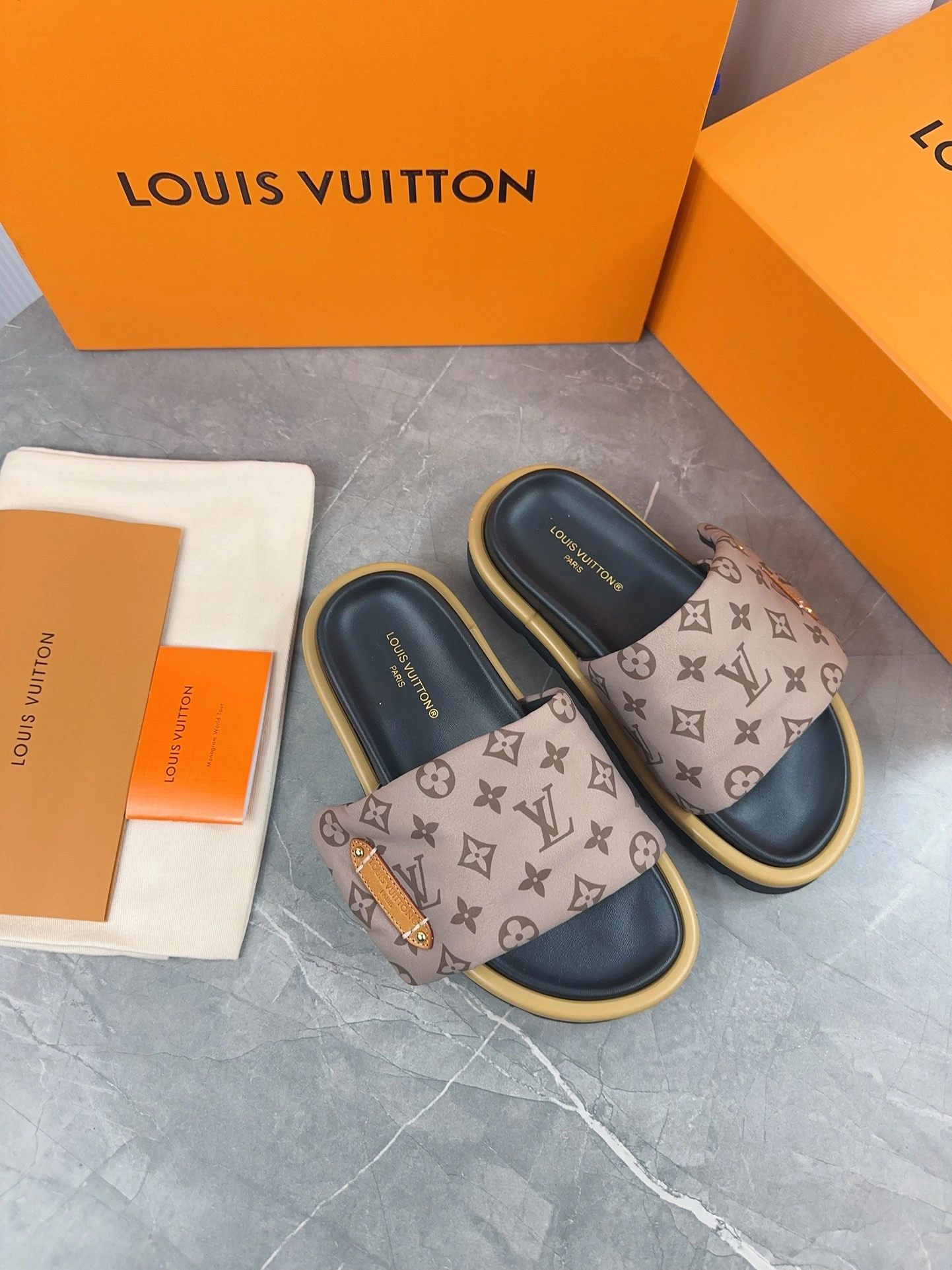 Upgraded L*ouis V*uitton Top Sandals&Slippers Tianyi 20240811- 3838